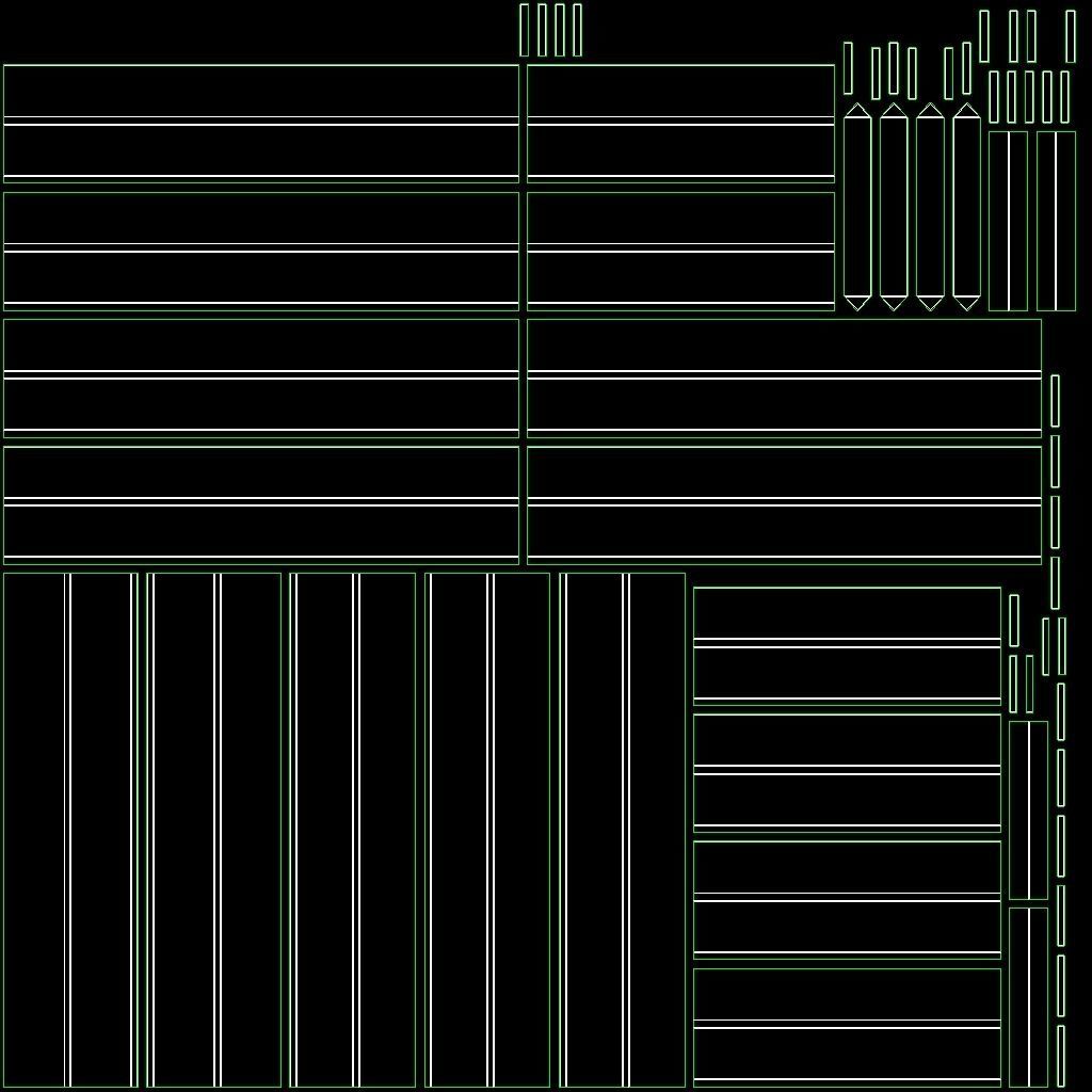 wooden crates set Low-poly 3D model_42