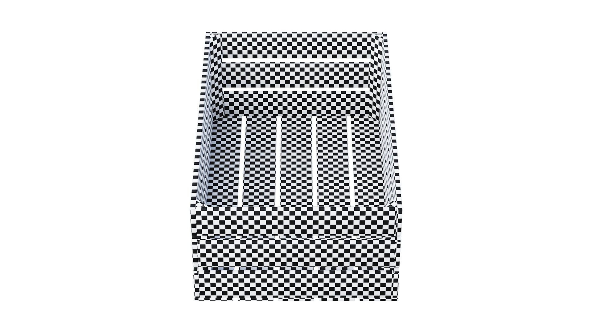 wooden crates set Low-poly 3D model_41