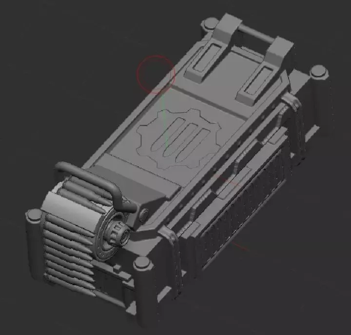 3D Print Model Gears Of War Ammo Crate Joblot 3D print model_0