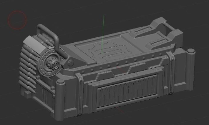 3D Print Model Gears Of War Ammo Crate Joblot 3D print model_2