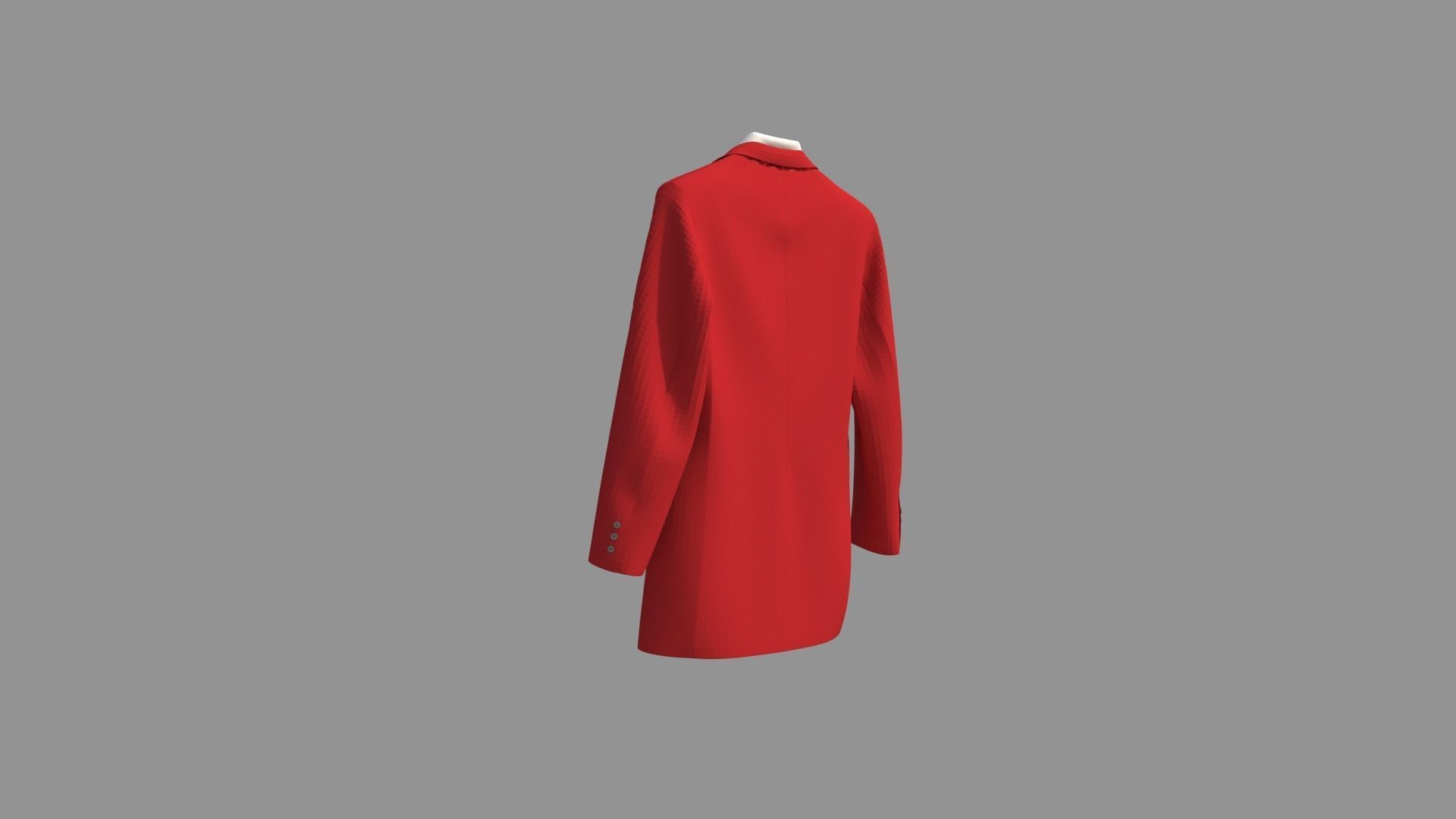 Trench Coat D 3D model_4
