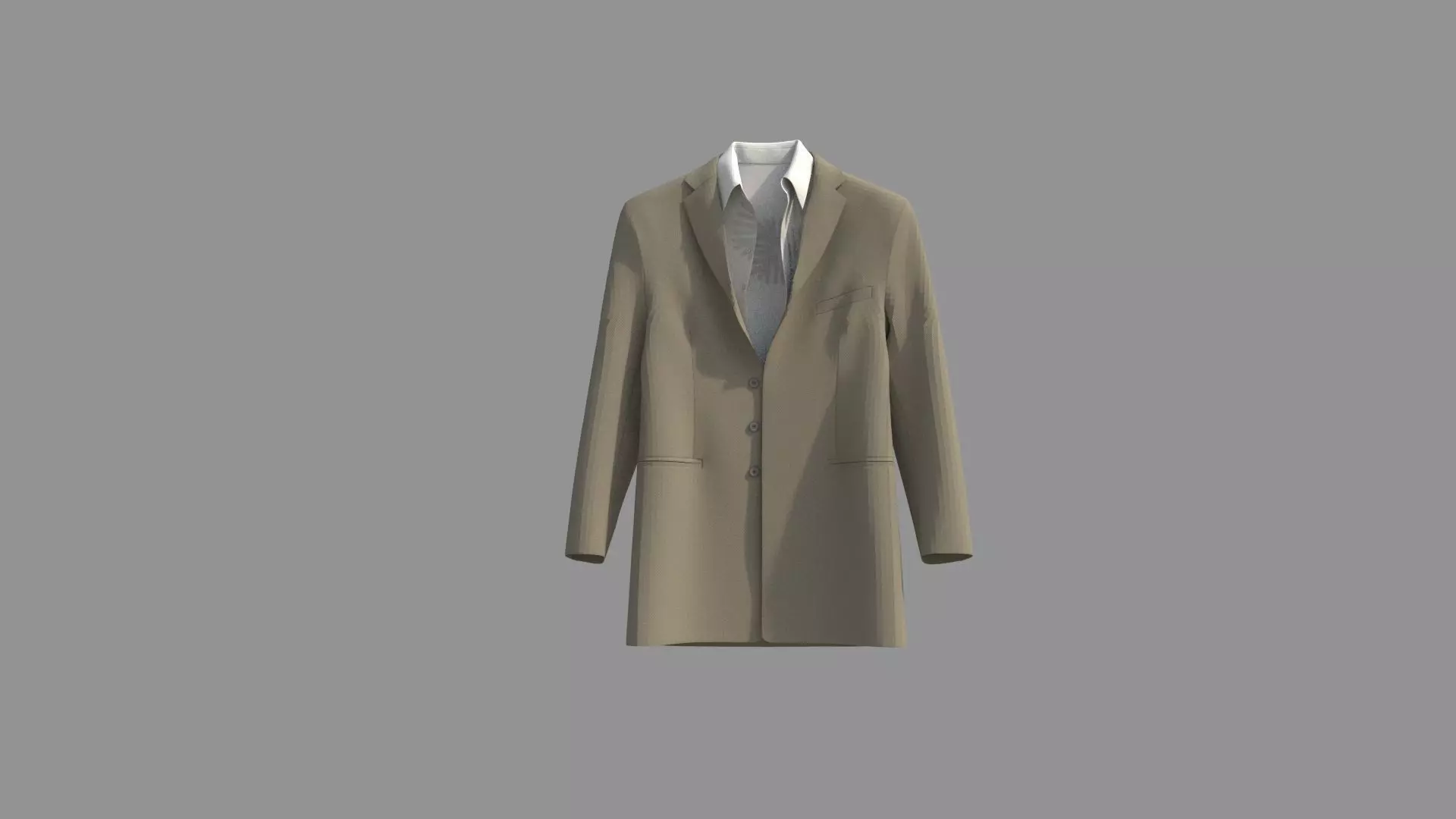 Trench Coat  A 3D model_0