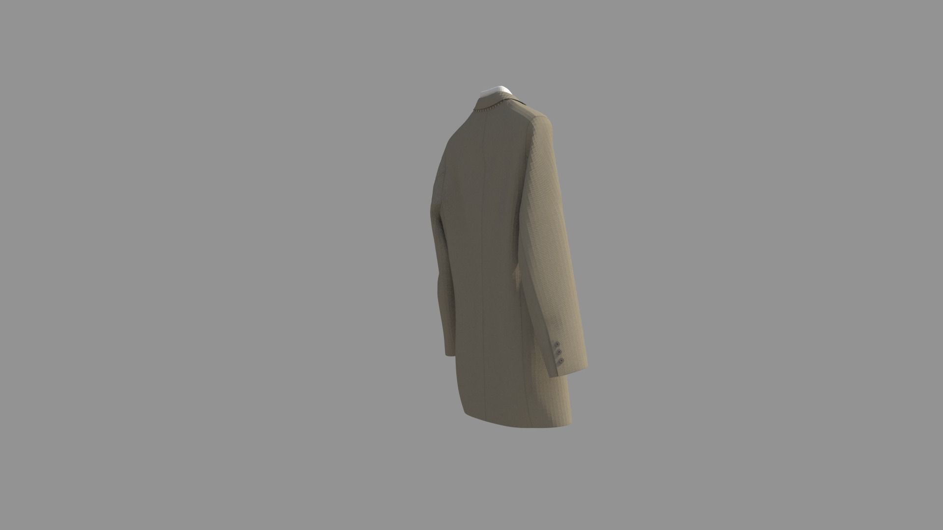 Trench Coat  A 3D model_3