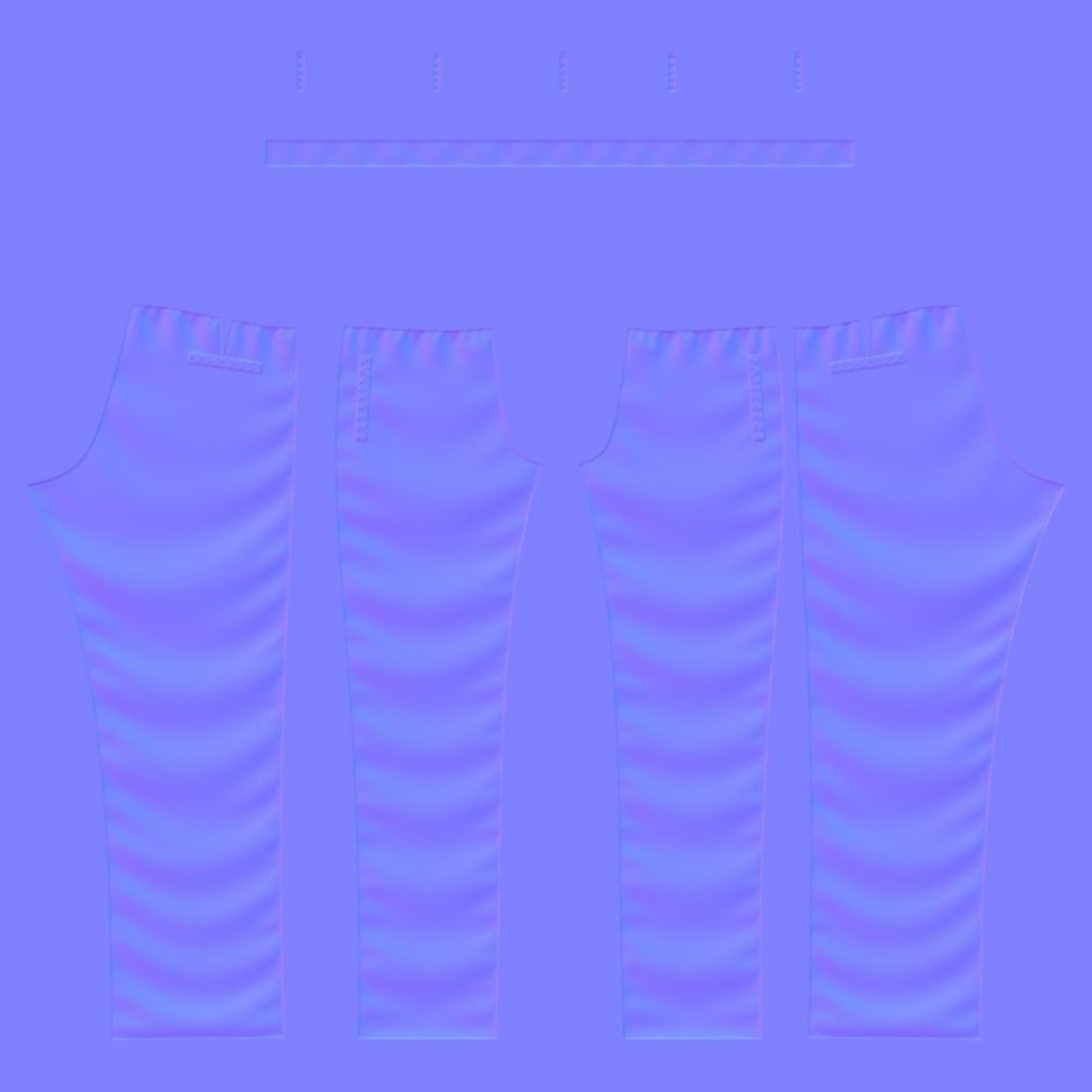 Trench Coat  A 3D model_36