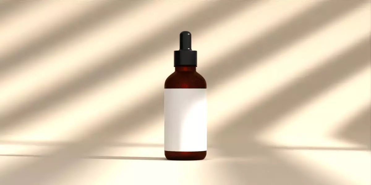 Cosmetic Dropper Bottle 01  3D model_0