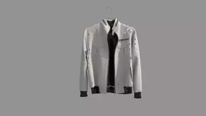 Fashion Men Jacket White