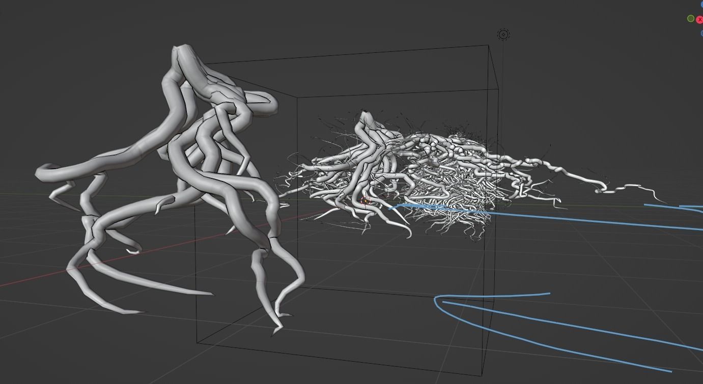 Root generator - Animation Ready - Geometry Nodes 3D model_5