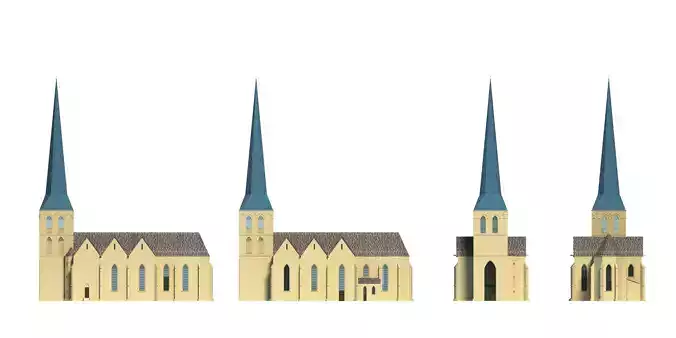 St Petri Church 3D model