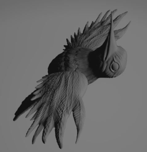 Finder humming bird SI Swag 5e 3D print model_3