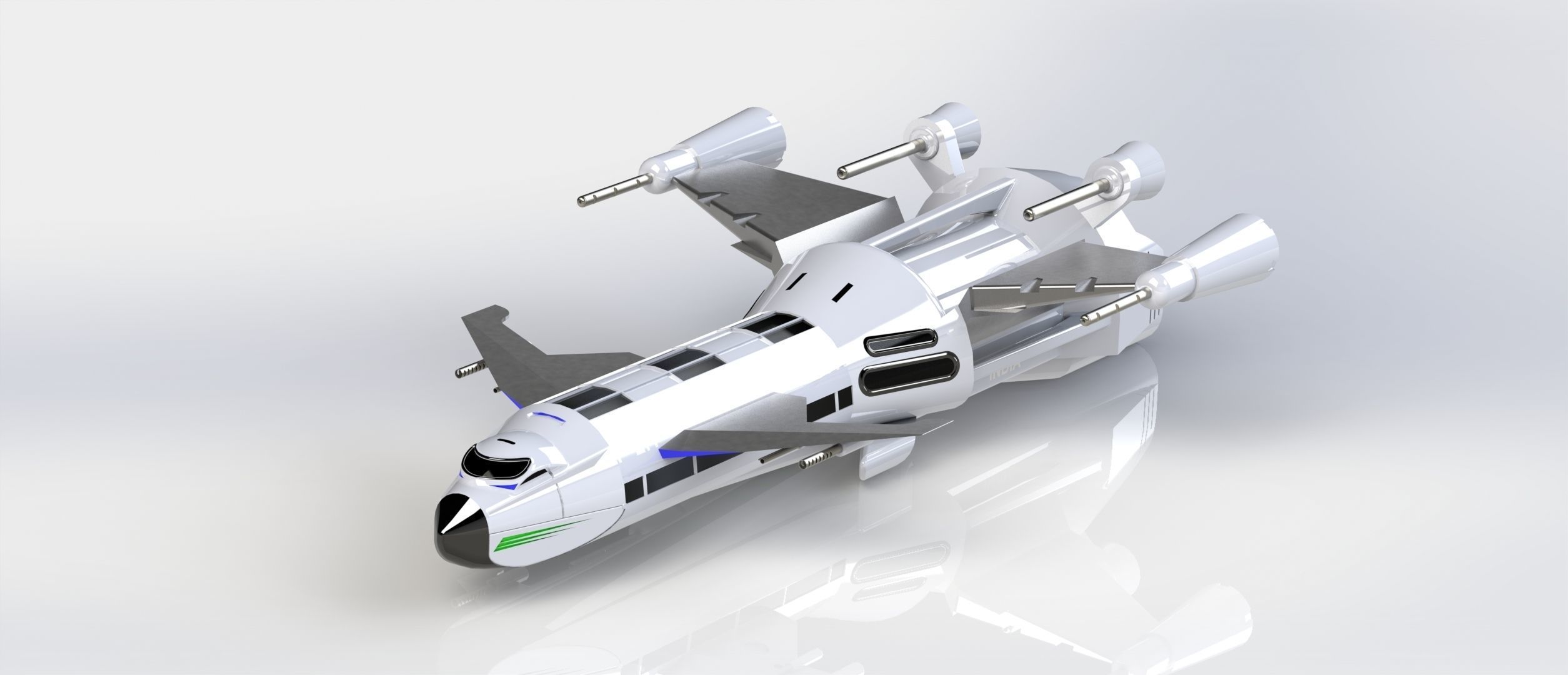 SPACESHIP-3D spaceship 3D print model_7