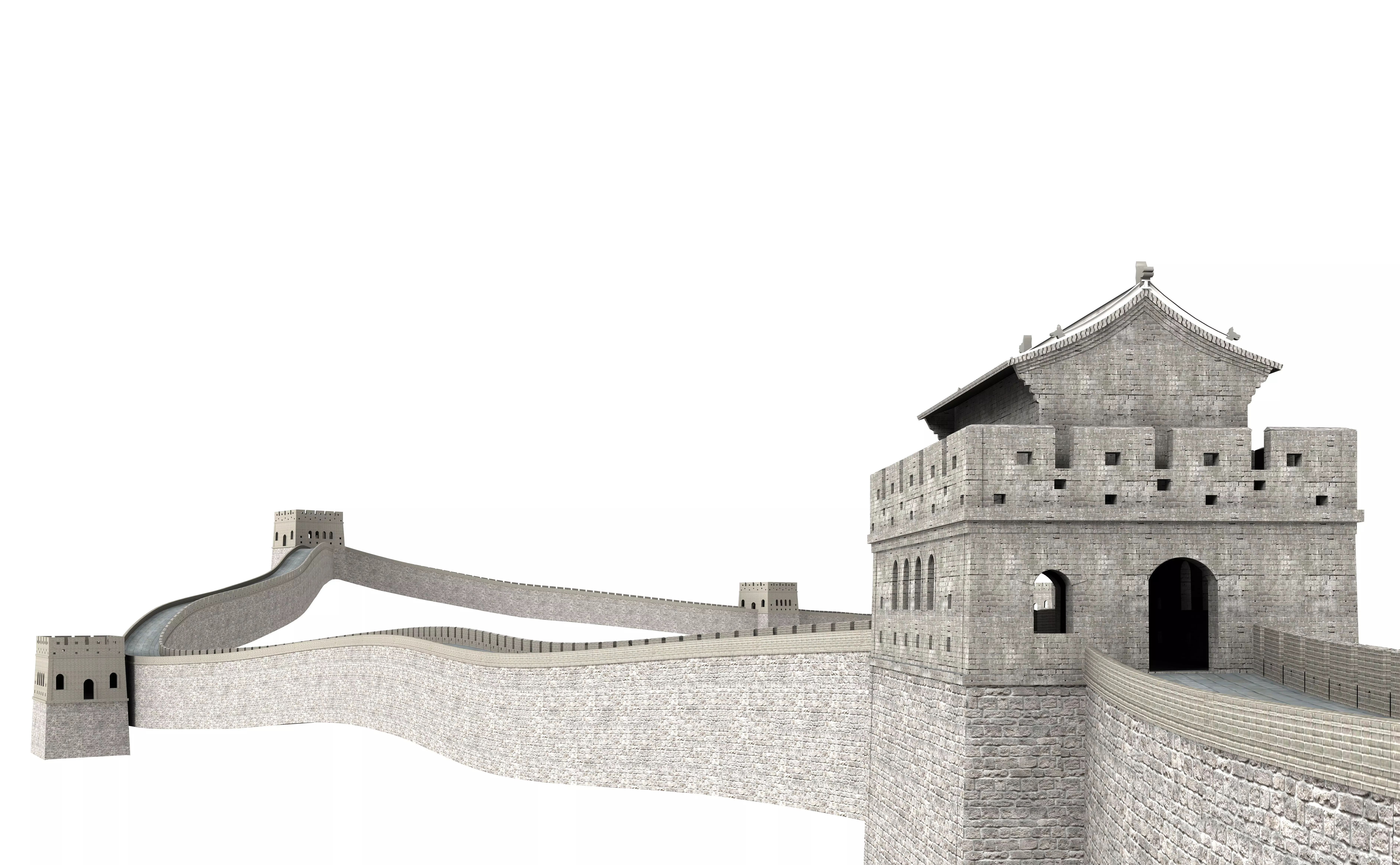 Great Wall of China 3D model