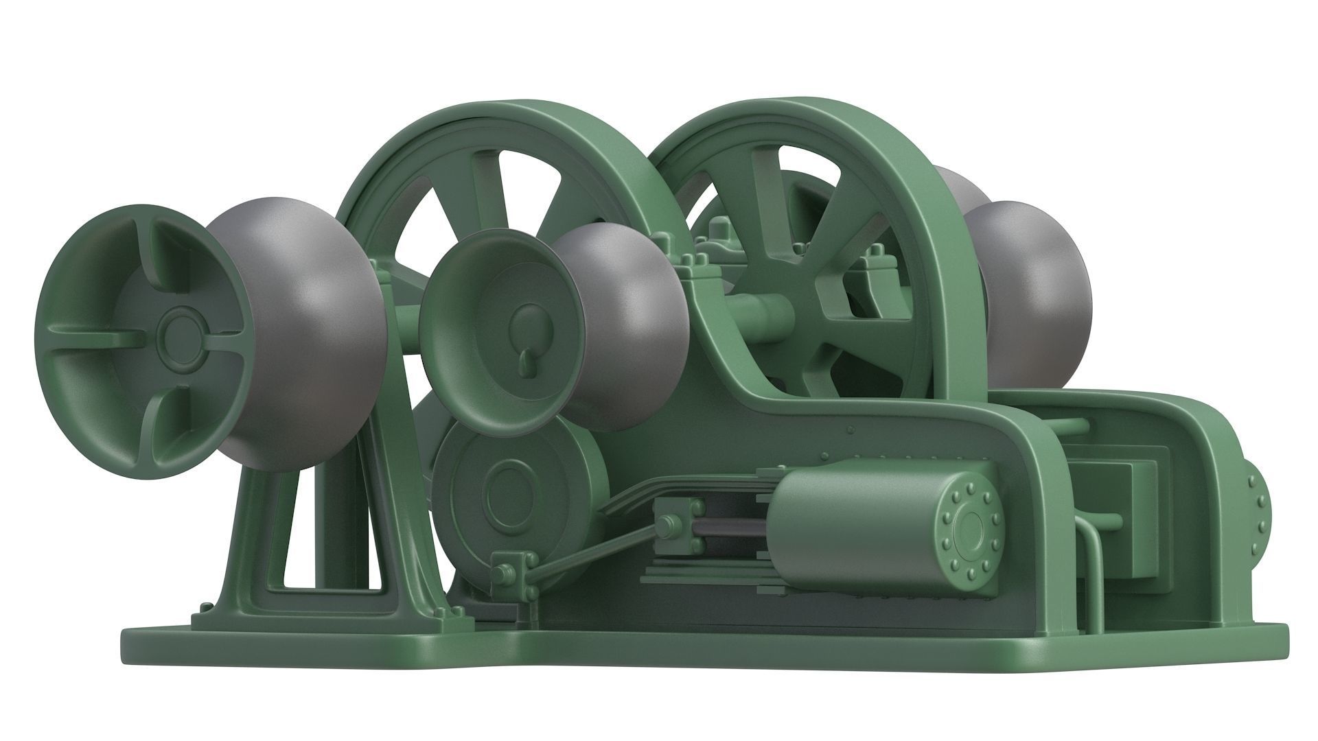 Titanic Steam Winches and Hatch 3D model_3