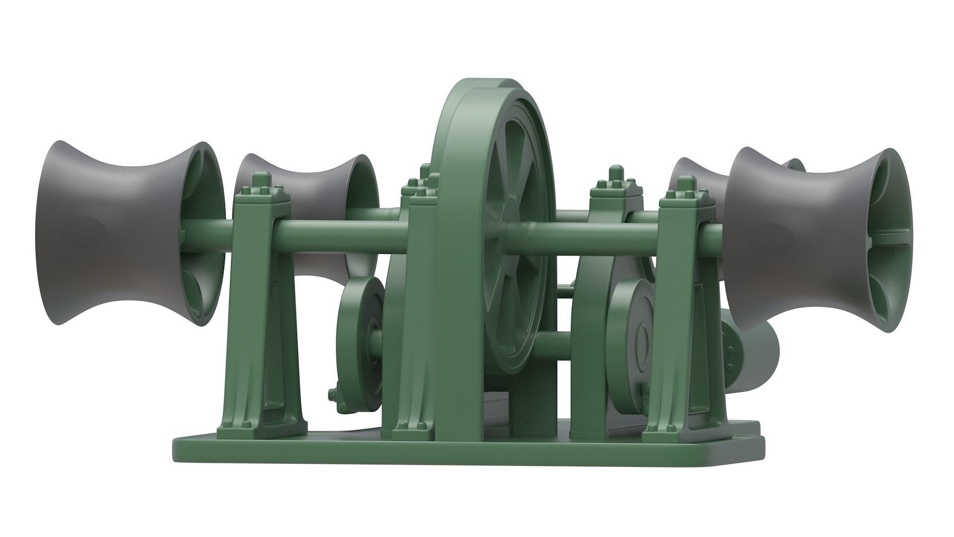 Titanic Steam Winches and Hatch 3D model_10