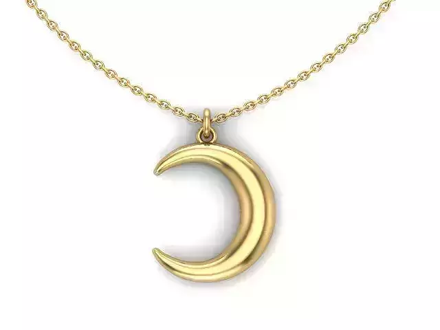 Half moon pendant 2