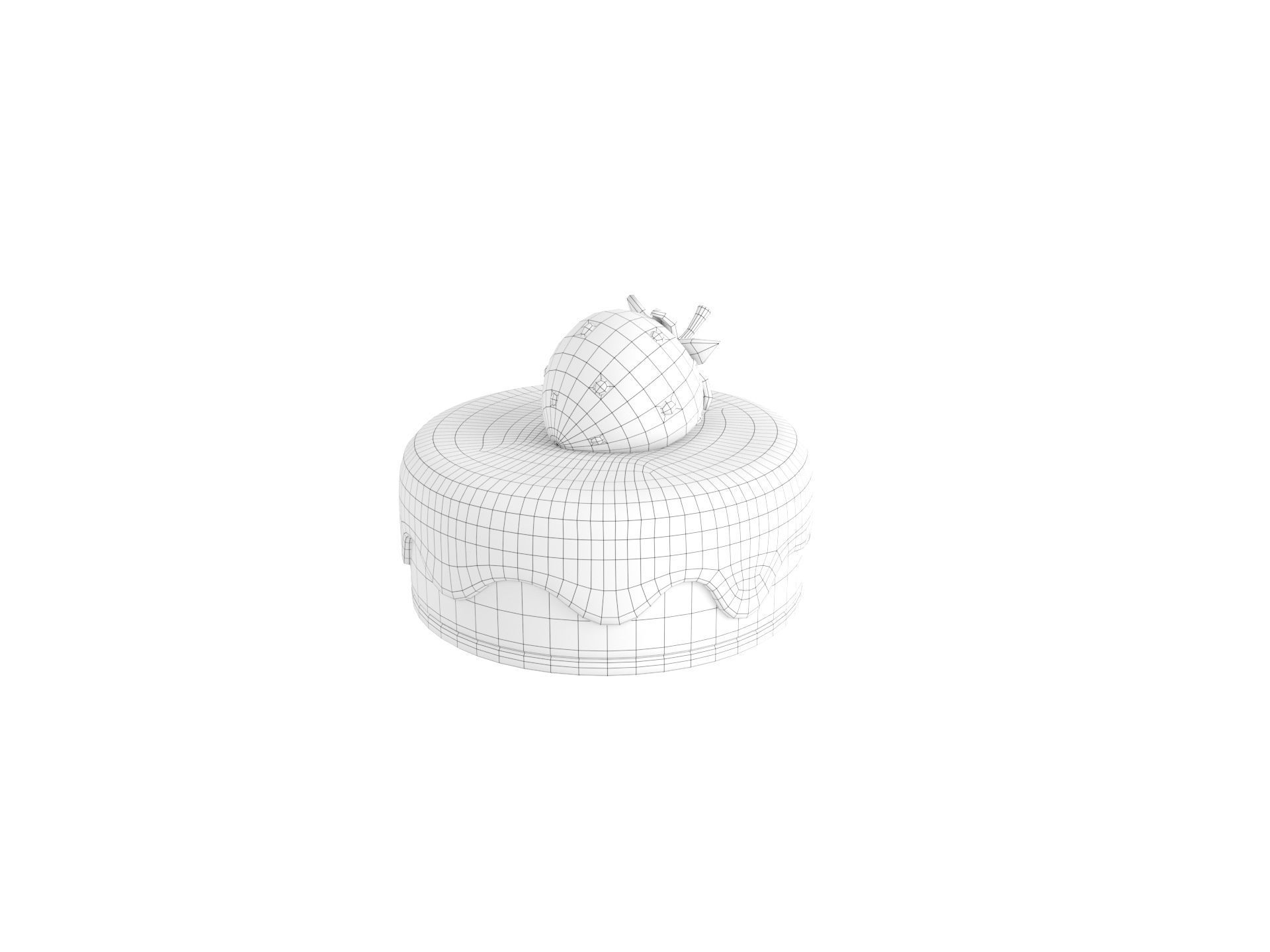 Prop209 Strawberry Cheesecake 3D model_24