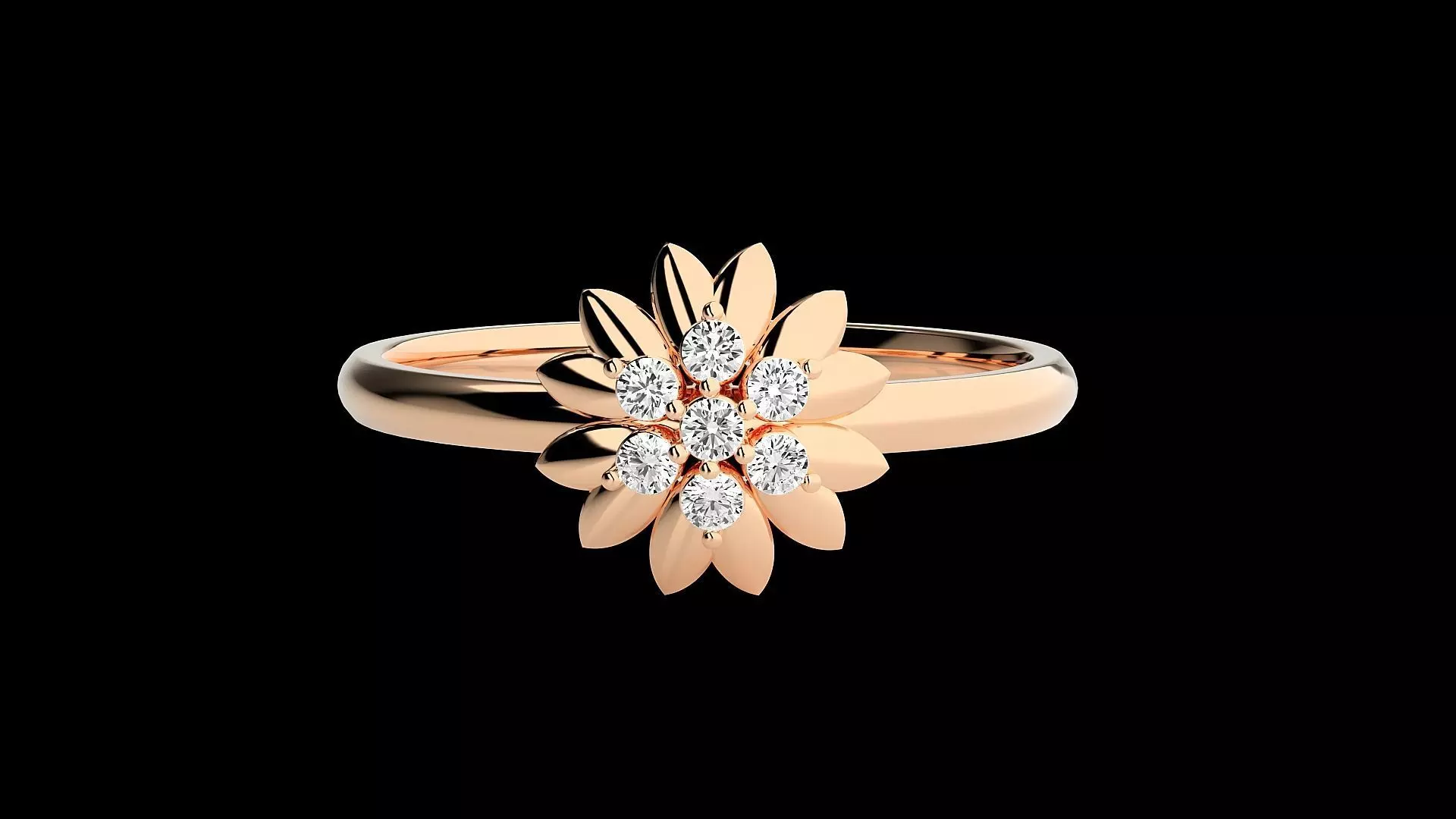 Ultra light wt minimalist Women Ring 3dm renders detail 3D print model_0