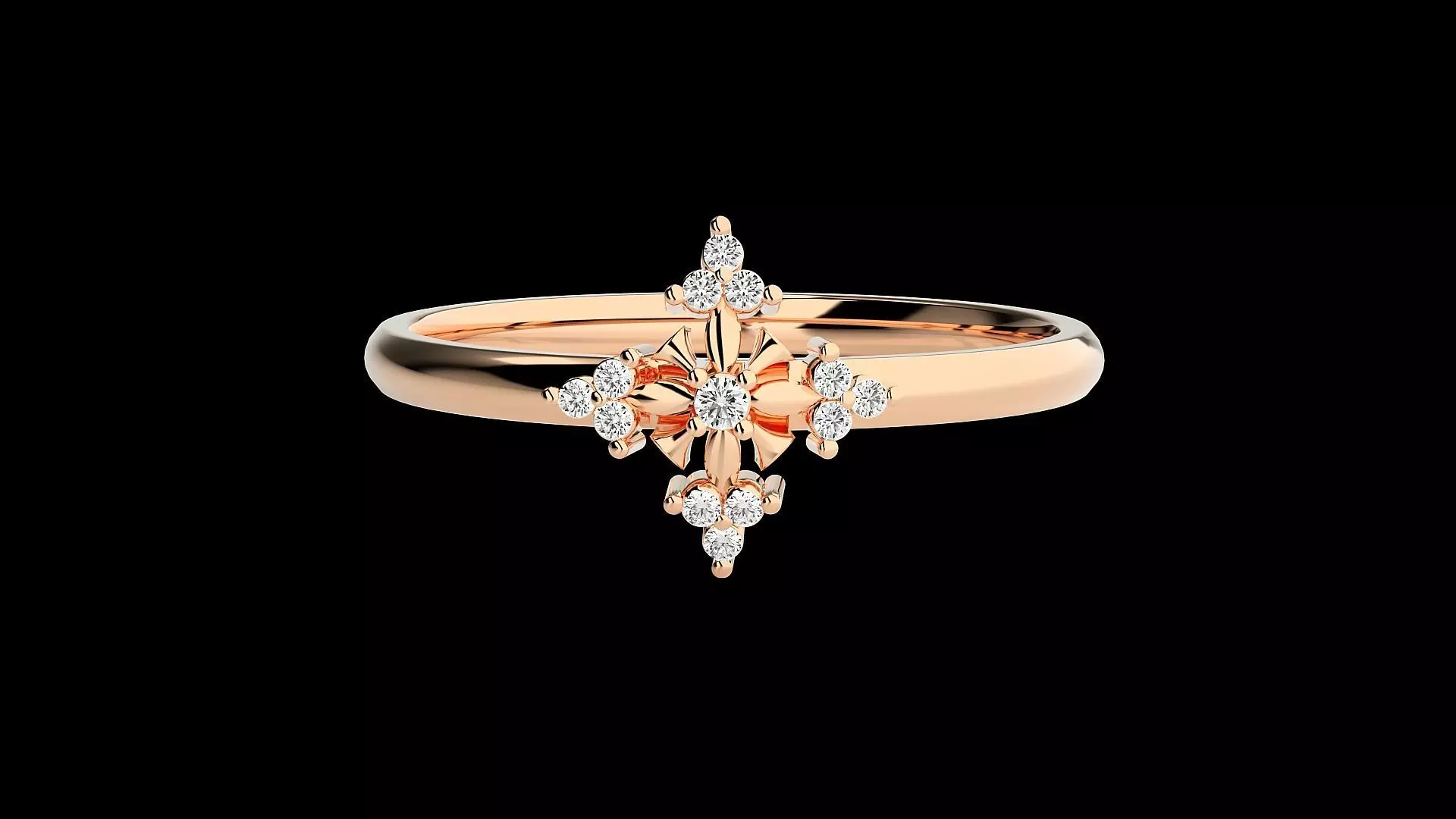 Ultra light wt minimalist Women Ring 3dm renders detail 3D print model_0