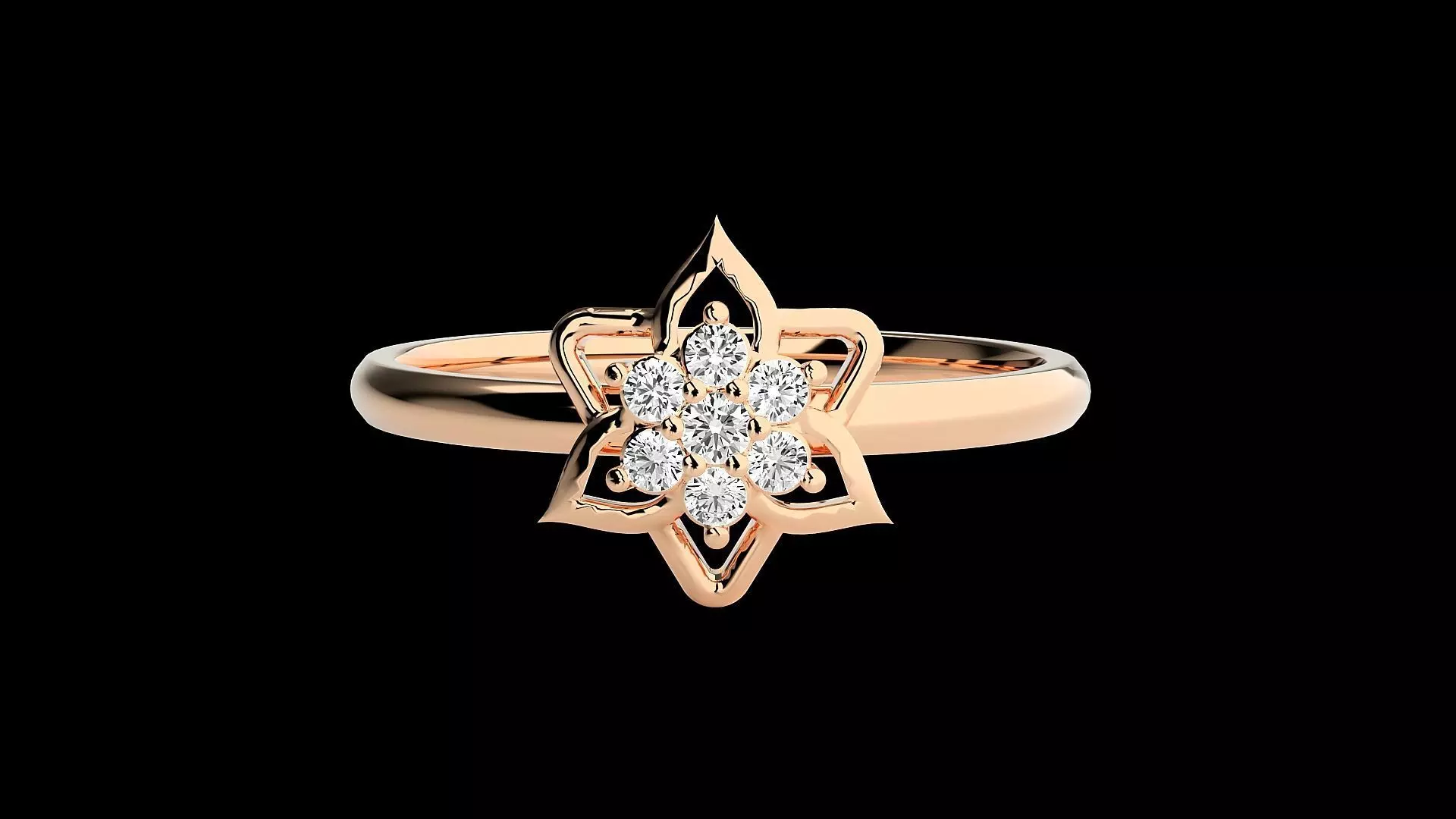 Ultra light wt minimalist Women Ring 3dm renders detail 3D print model_0