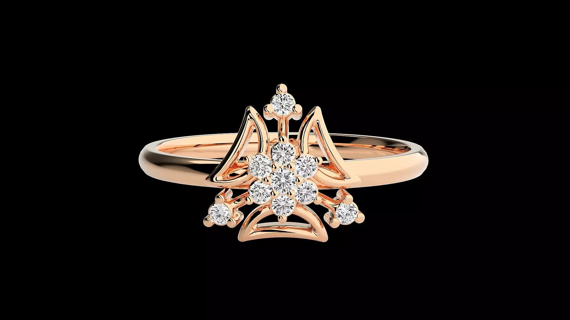 Ultra light wt minimalist Women Ring 3dm renders detail 3D print model_0