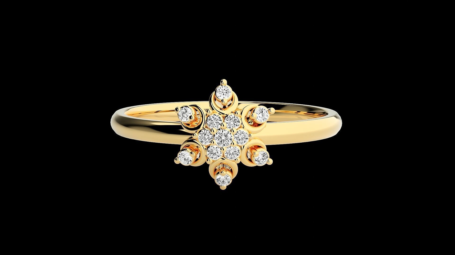 Ultra light wt minimalist Women Ring 3dm renders detail 3D print model_7