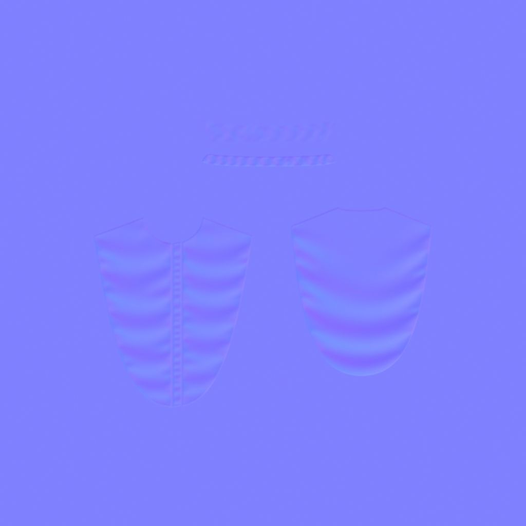 Trench Coat Suit 3D model_43