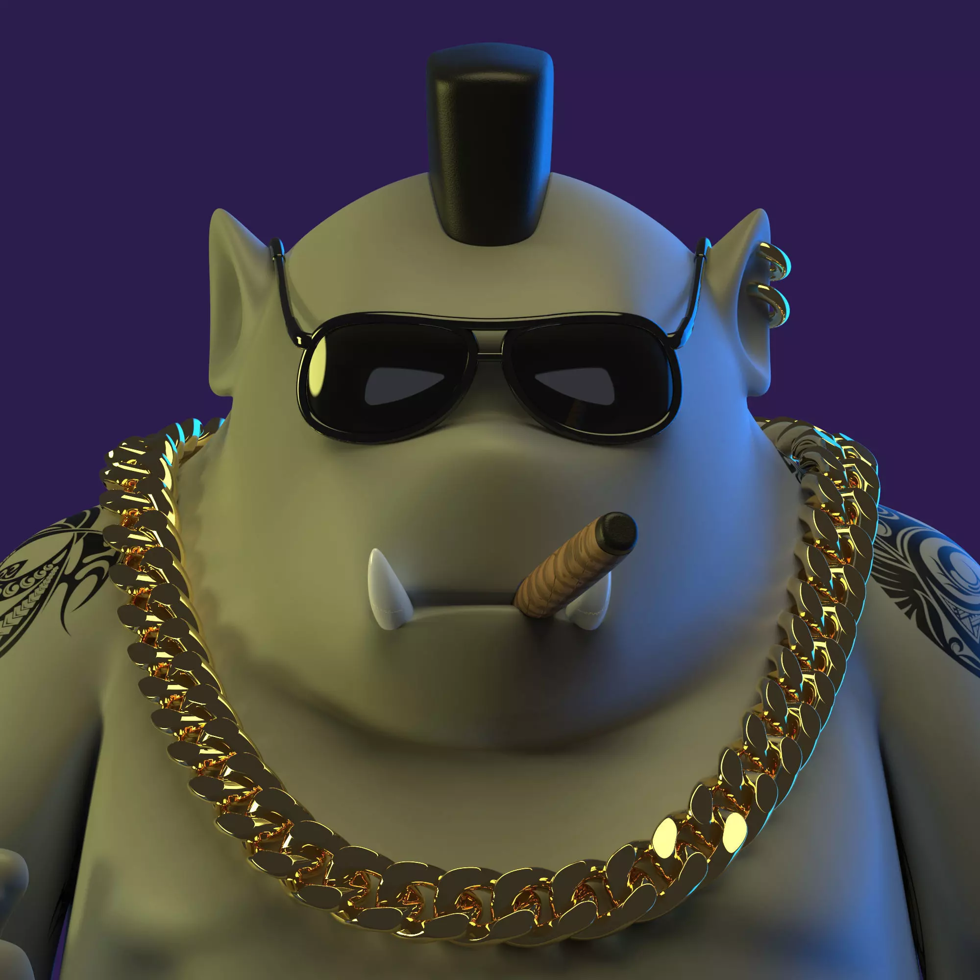 Beast Boss 3D print model