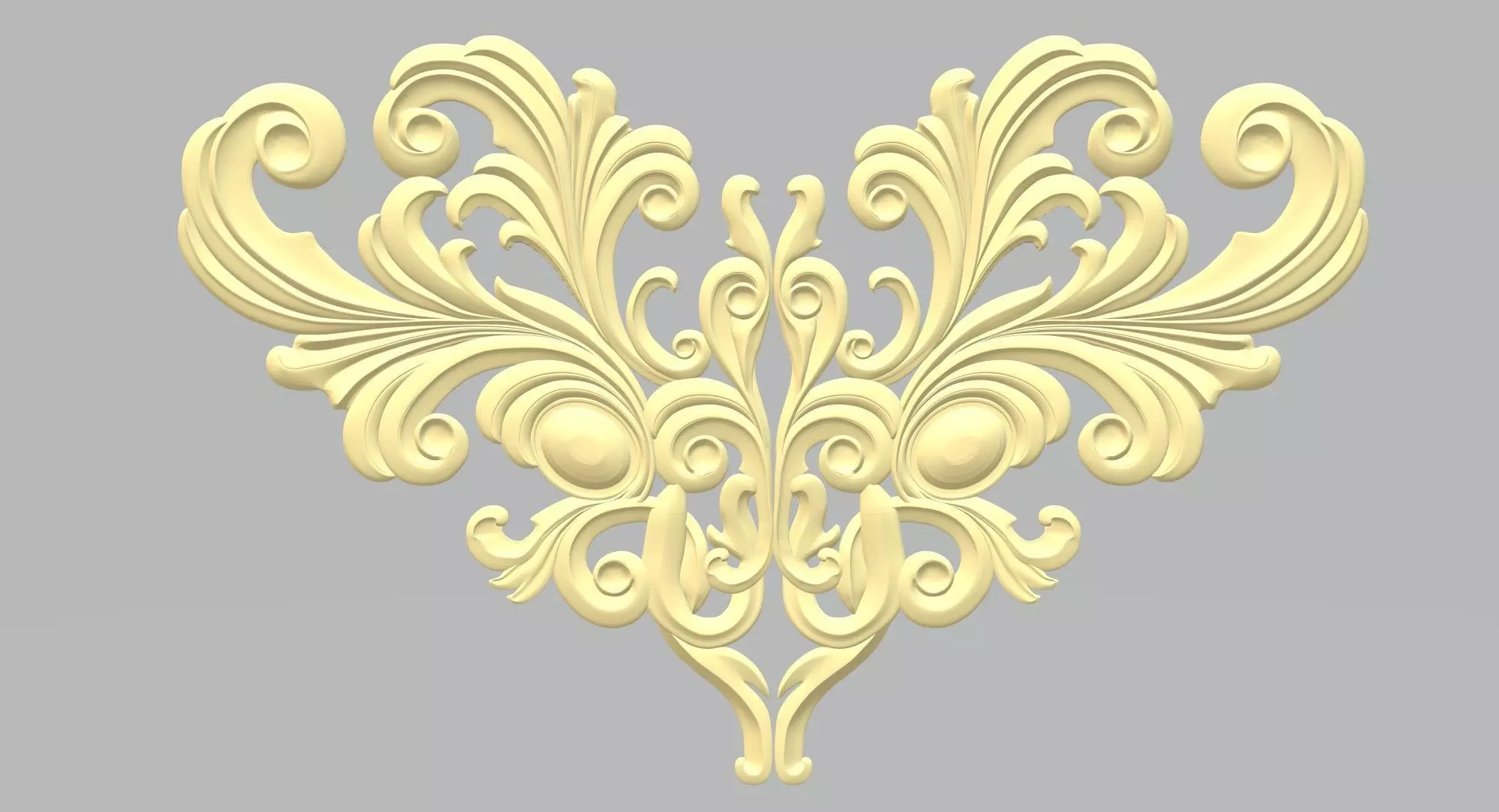 DECOR ornate heart shaped design 3D model_0