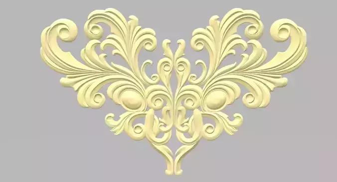 DECOR ornate heart shaped design