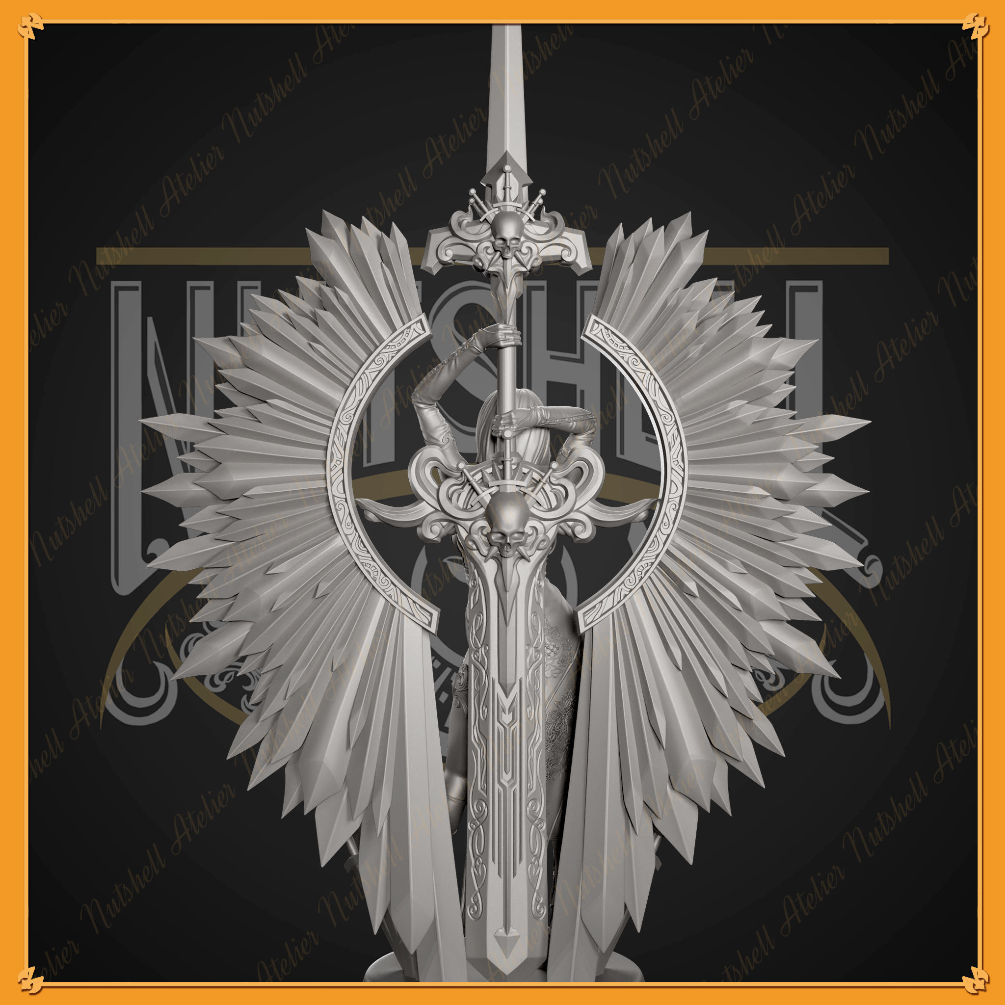 NUTSHELL ATELIER - SWORD KEEPER - NSFW 3D print model_8