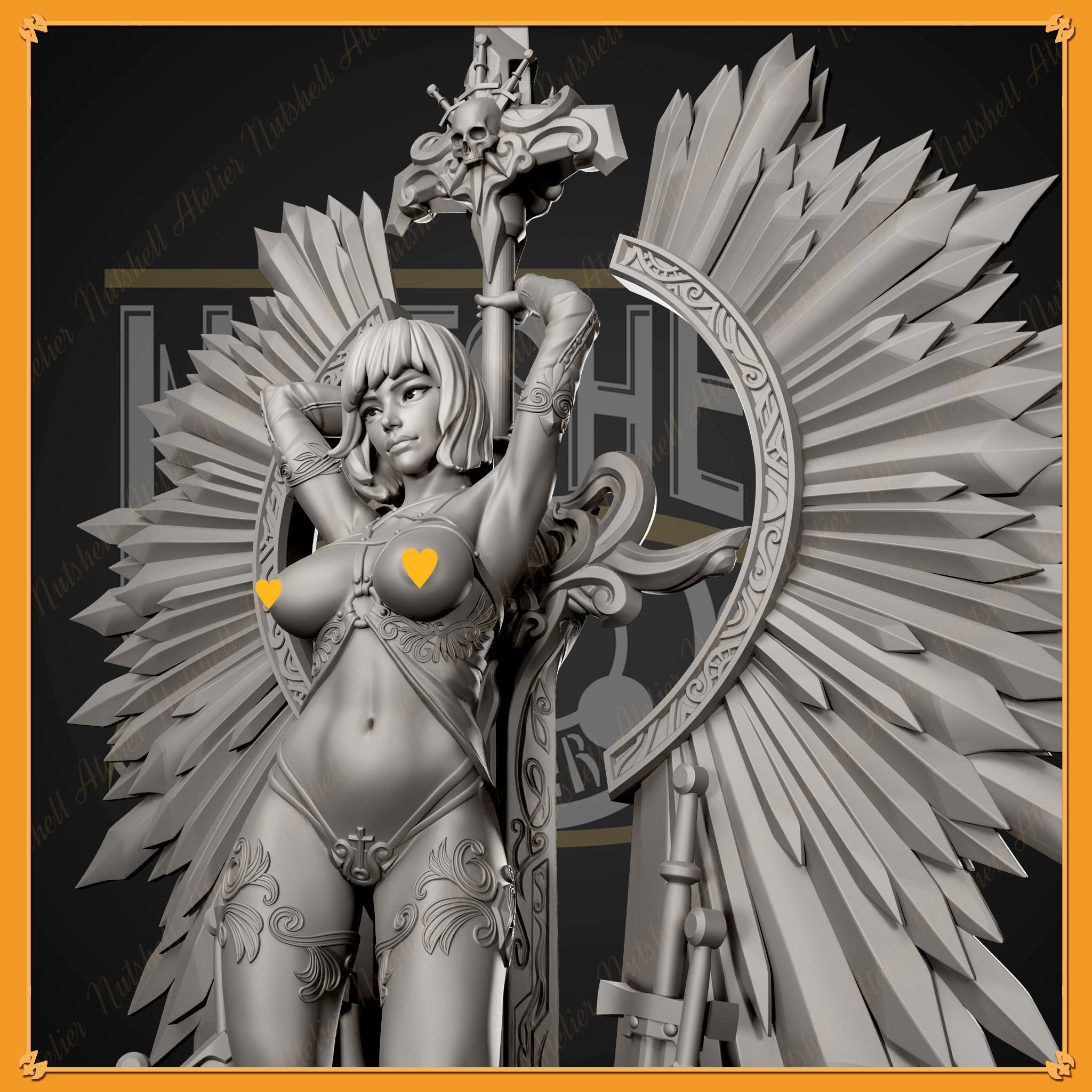 NUTSHELL ATELIER - SWORD KEEPER - NSFW 3D print model_1