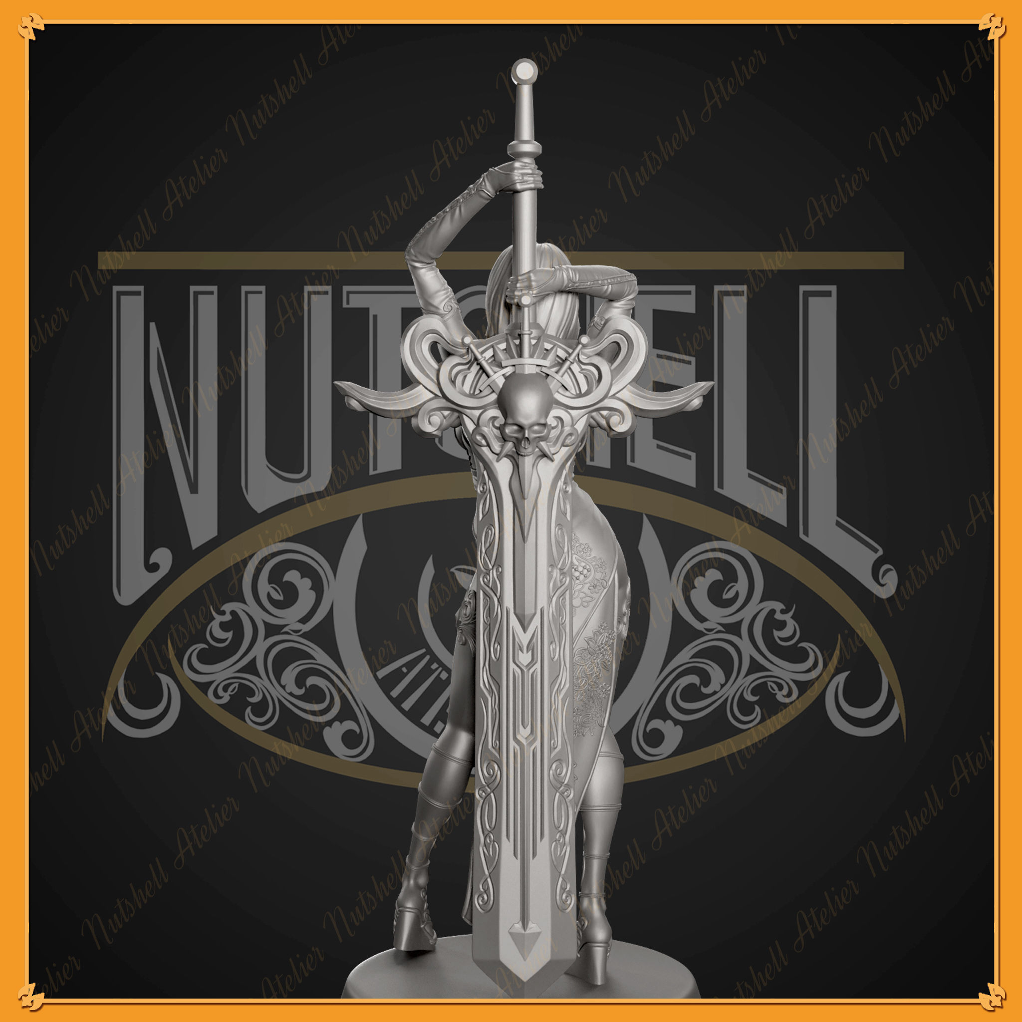 NUTSHELL ATELIER - SWORD KEEPER - NSFW 3D print model_9
