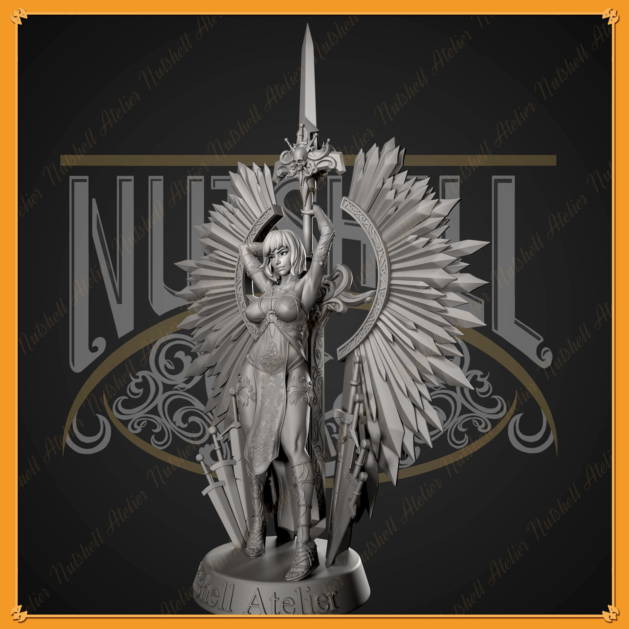NUTSHELL ATELIER - SWORD KEEPER - NSFW 3D print model_2