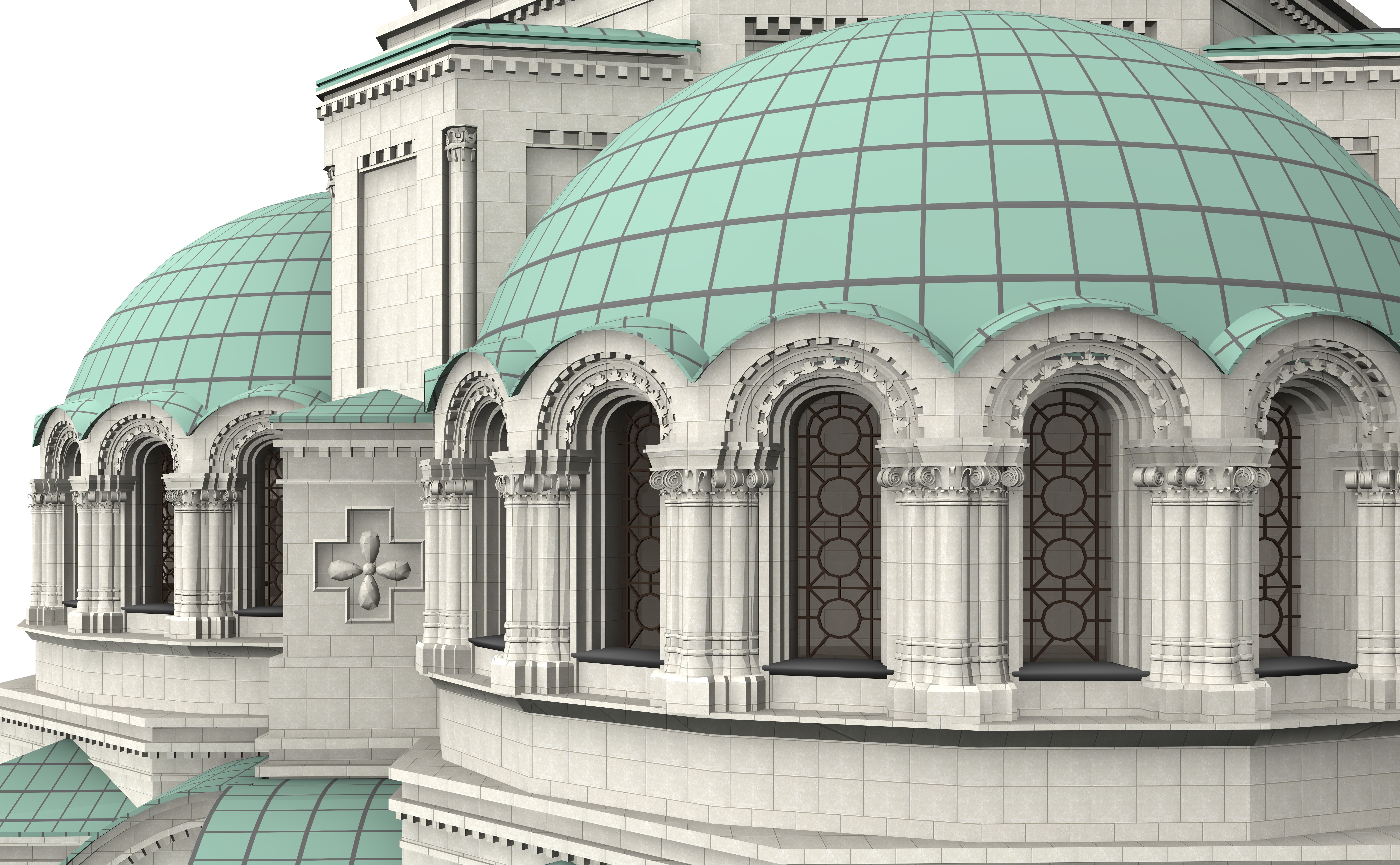 Alexander Nevsky Cathedral 3D model_10