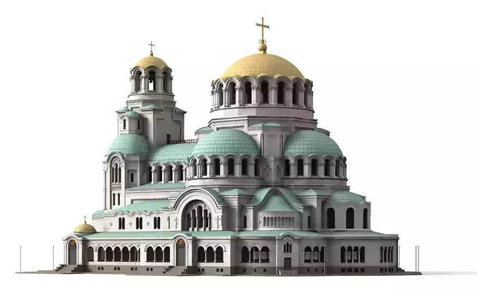 Alexander Nevsky Cathedral 3D model