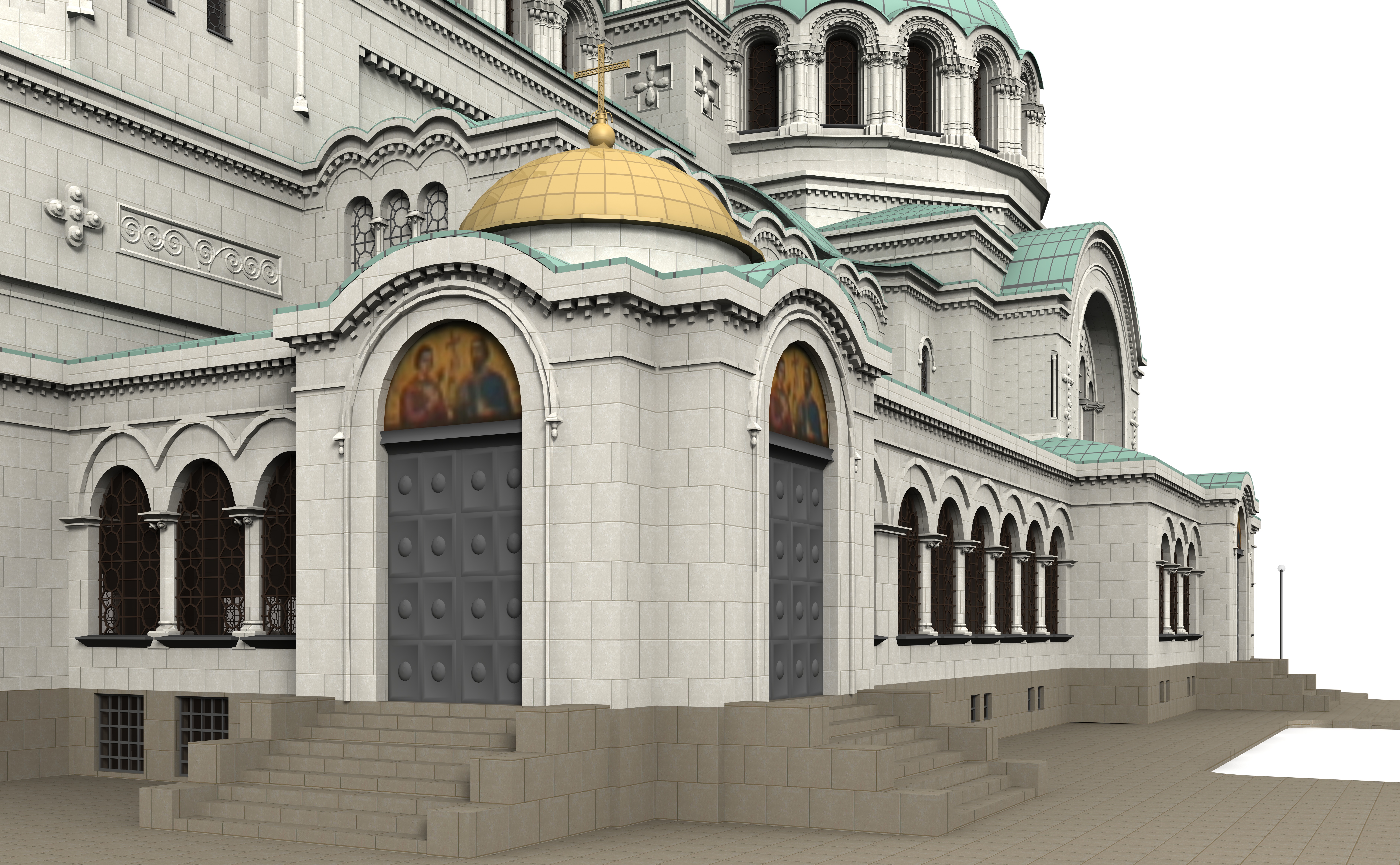 Alexander Nevsky Cathedral 3D model_3