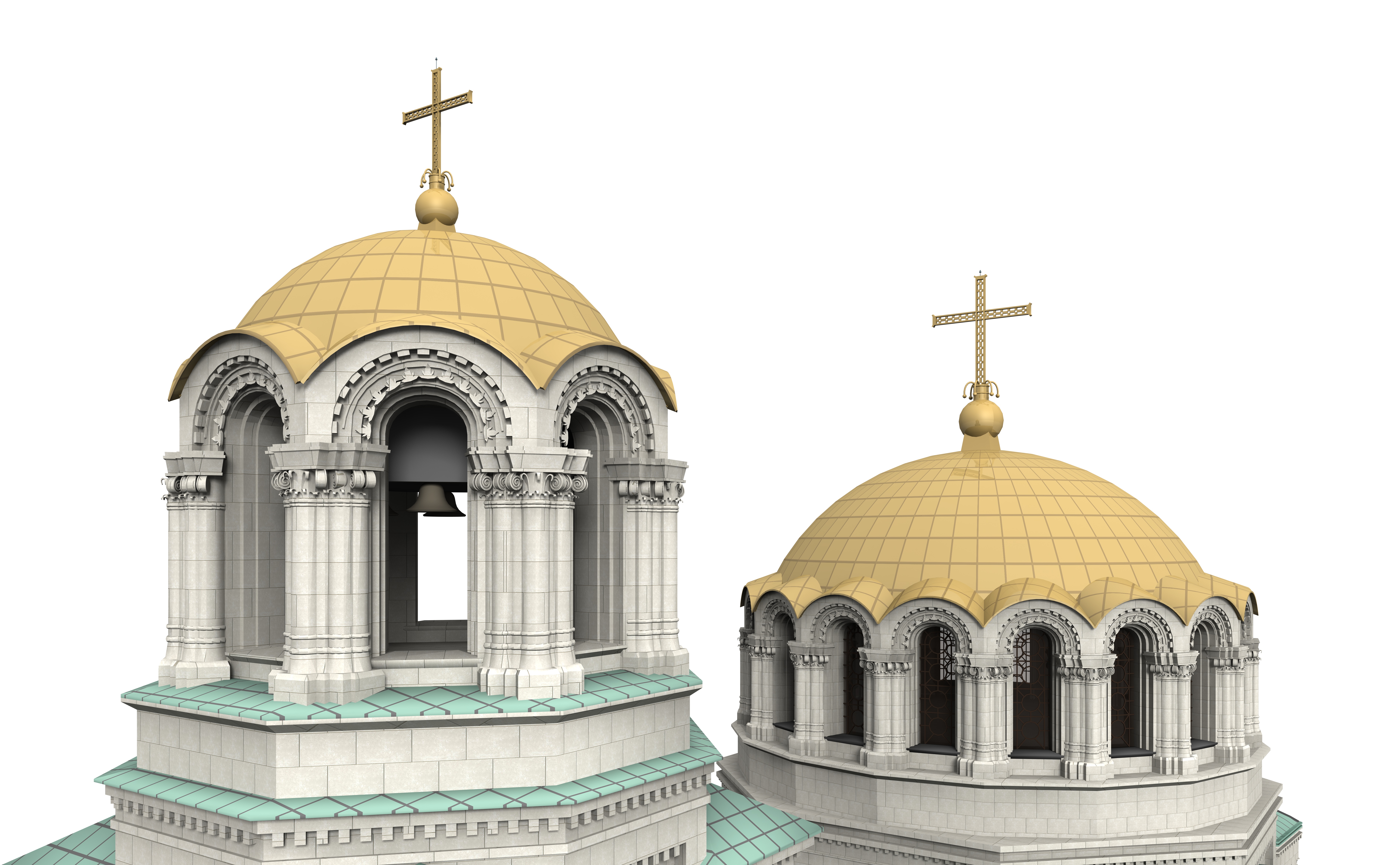 Alexander Nevsky Cathedral 3D model_5