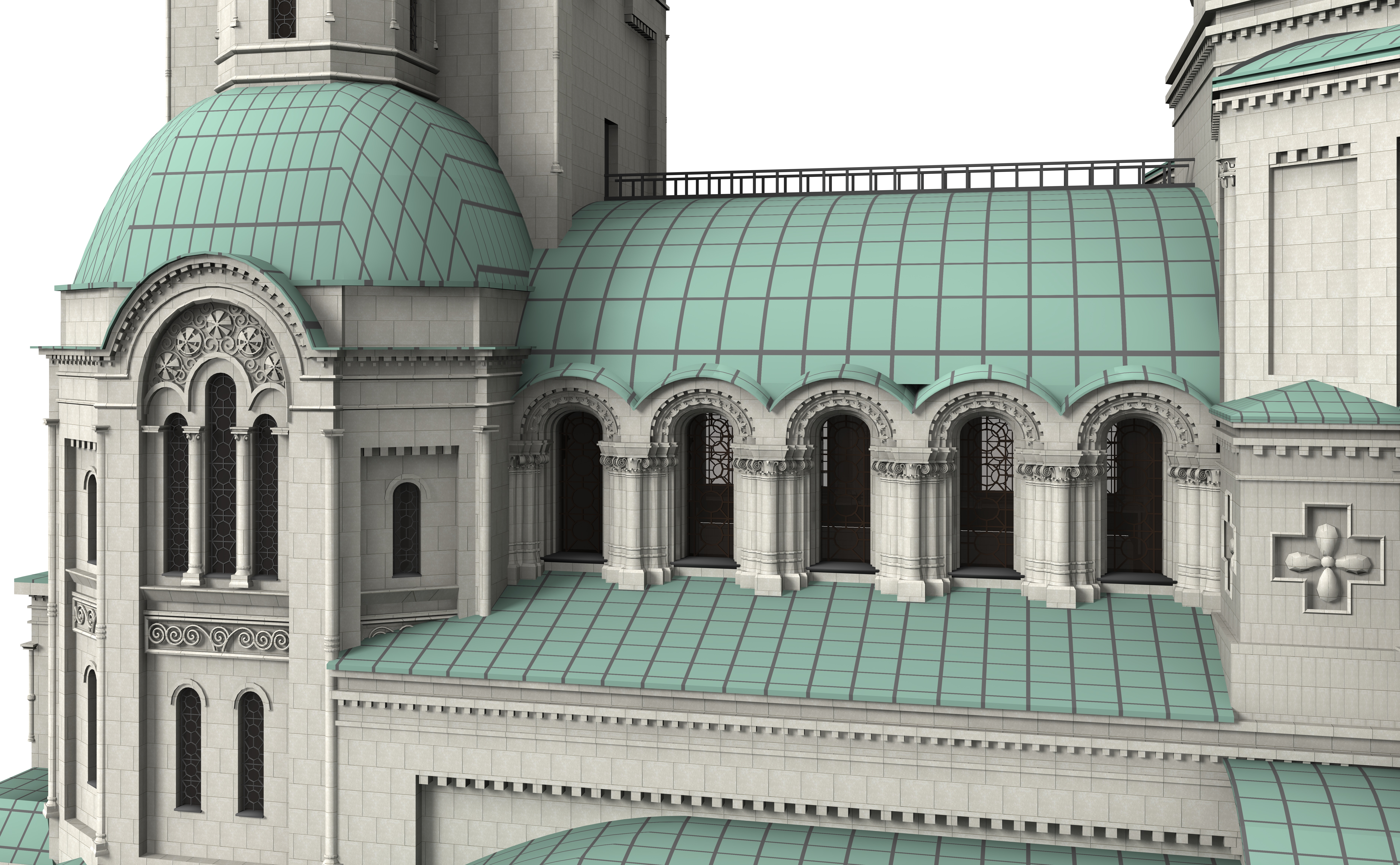 Alexander Nevsky Cathedral 3D model_6