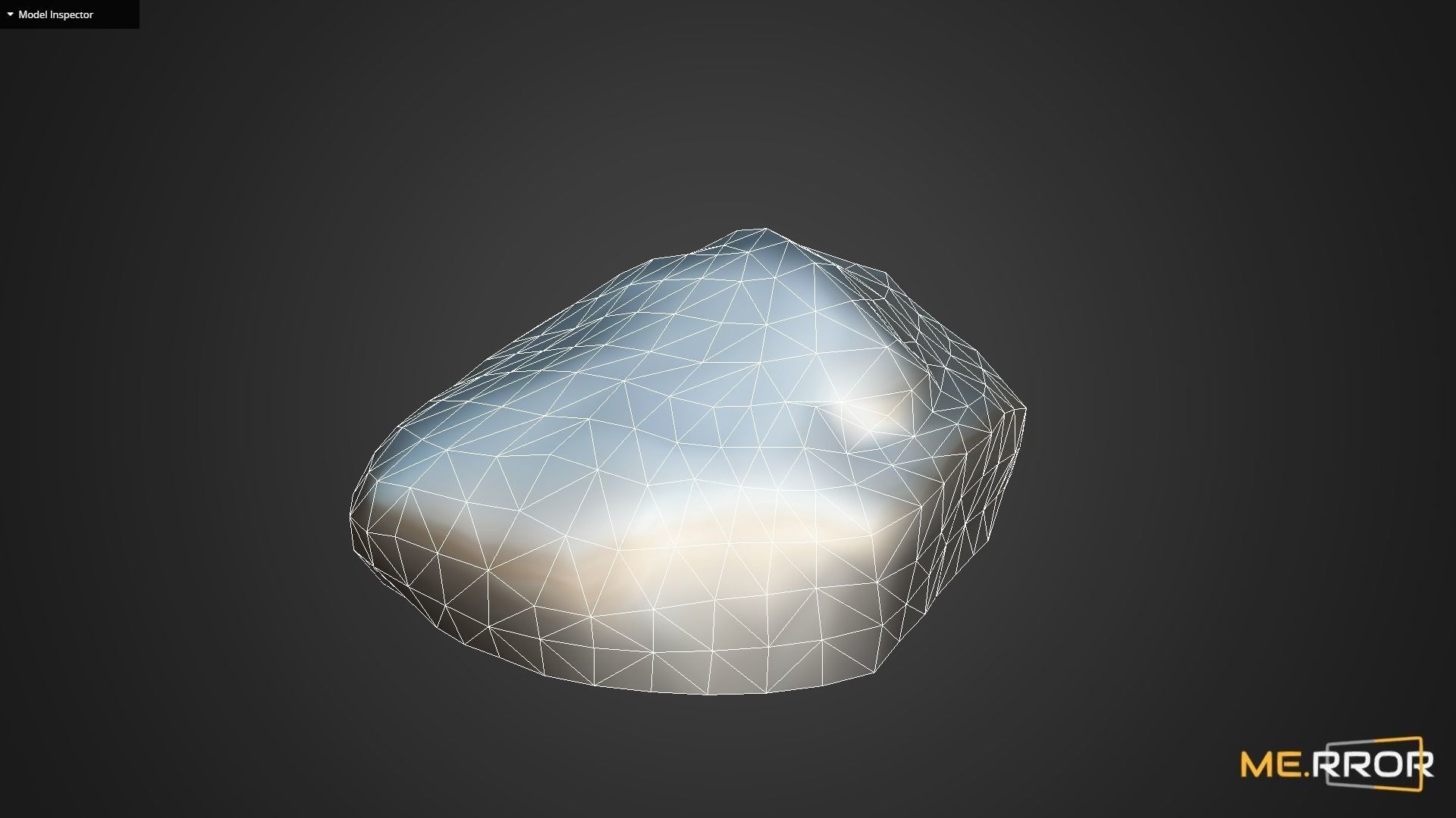 Game Ready Mossy Gray Rock Low-poly 3D model_16