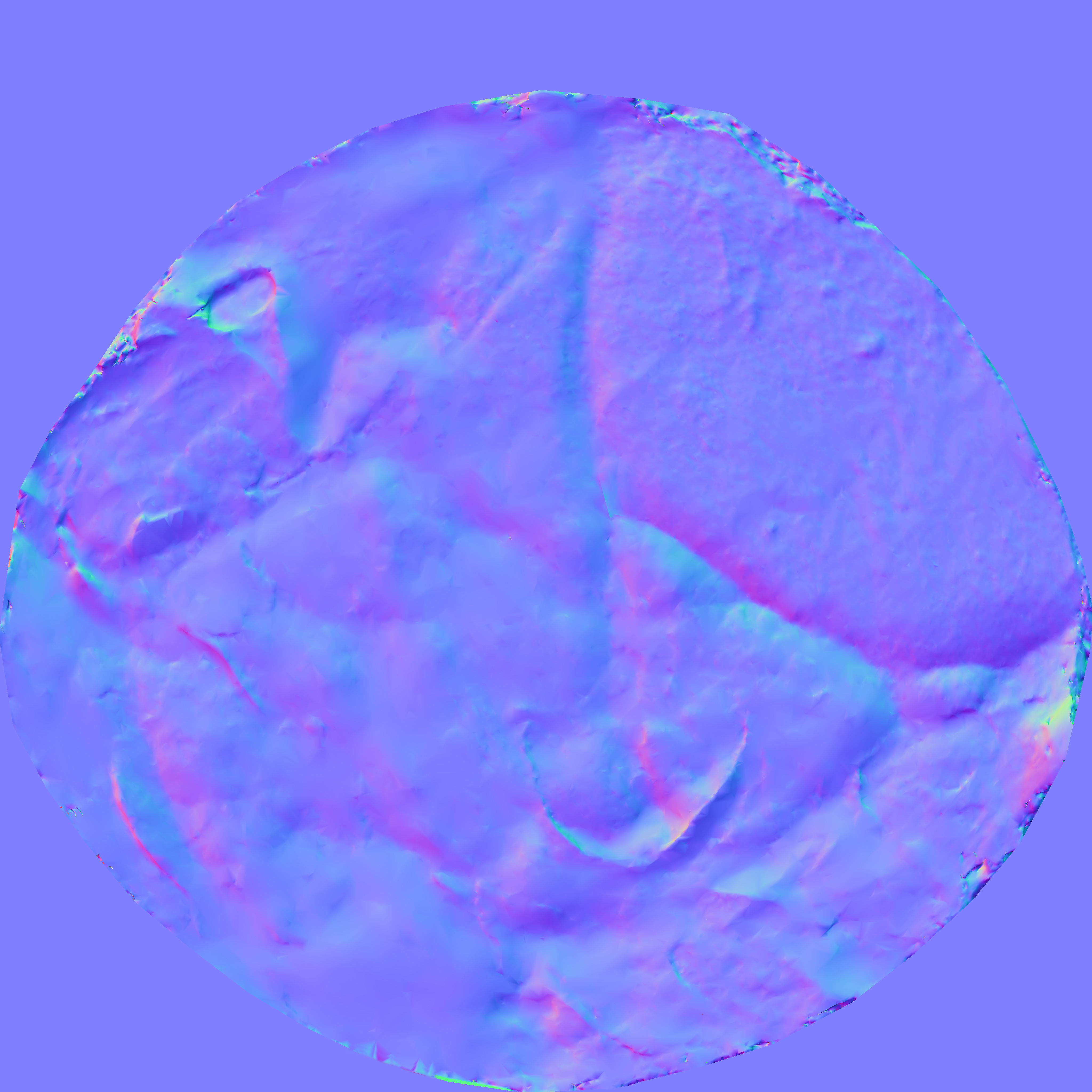 Game Ready Mossy Gray Rock Low-poly 3D model_19