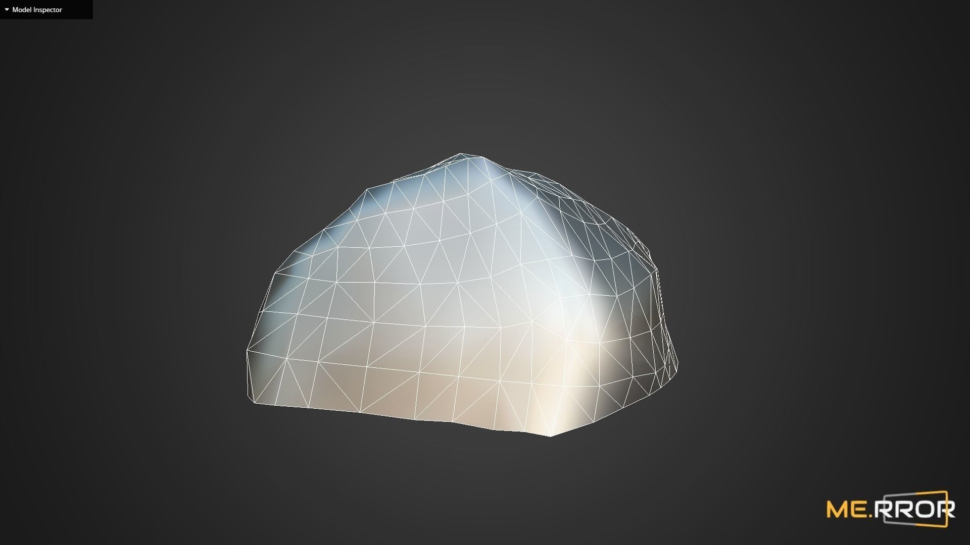 Game Ready Mossy Gray Rock Low-poly 3D model_14