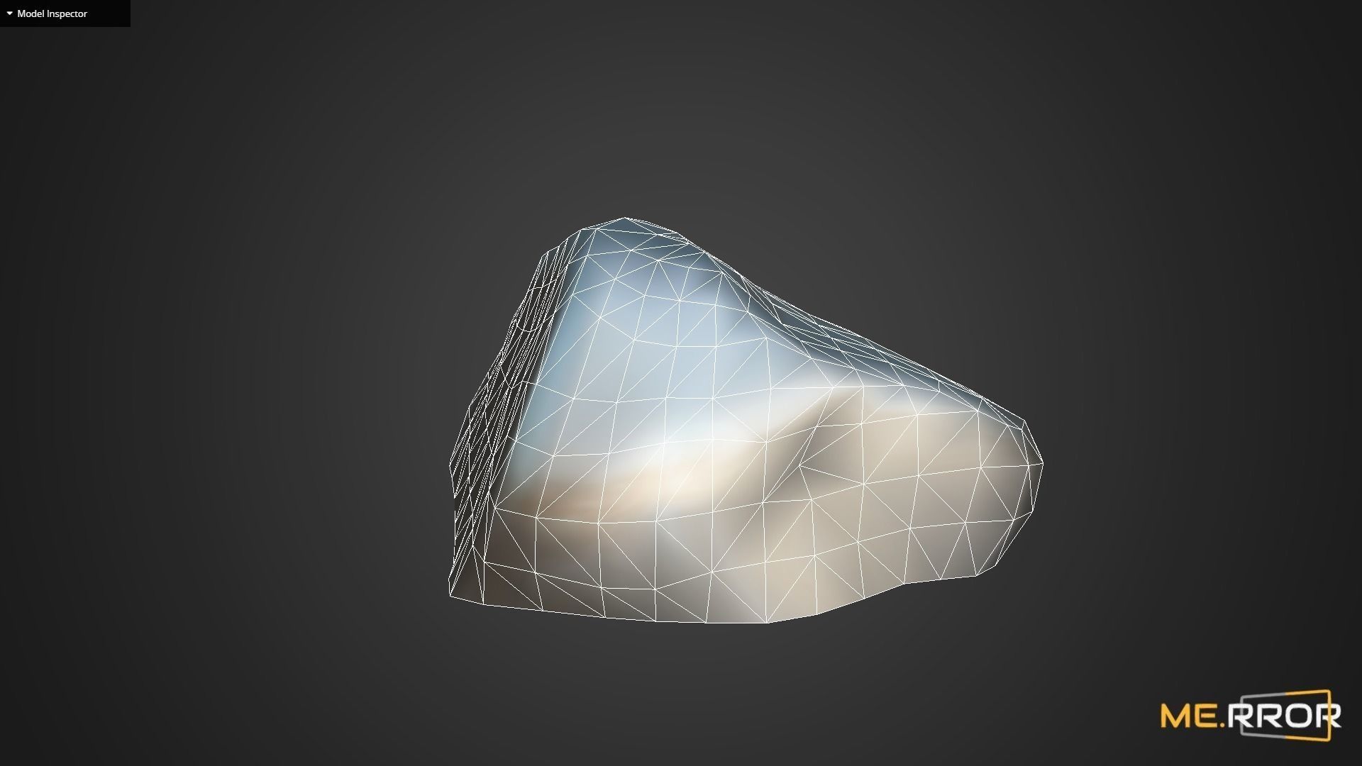 Game Ready Mossy Gray Rock Low-poly 3D model_15