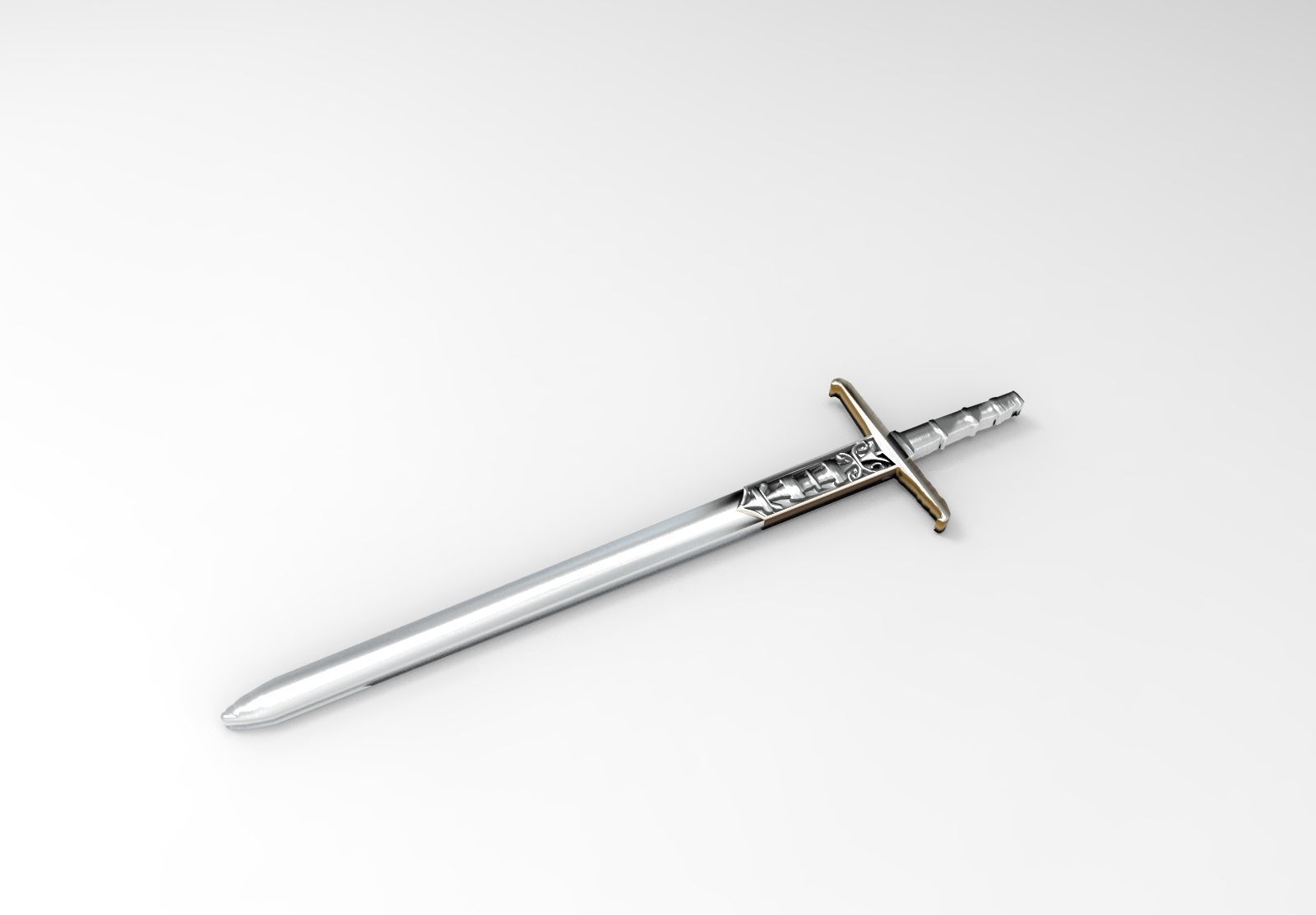 Sword type G 3D model_4