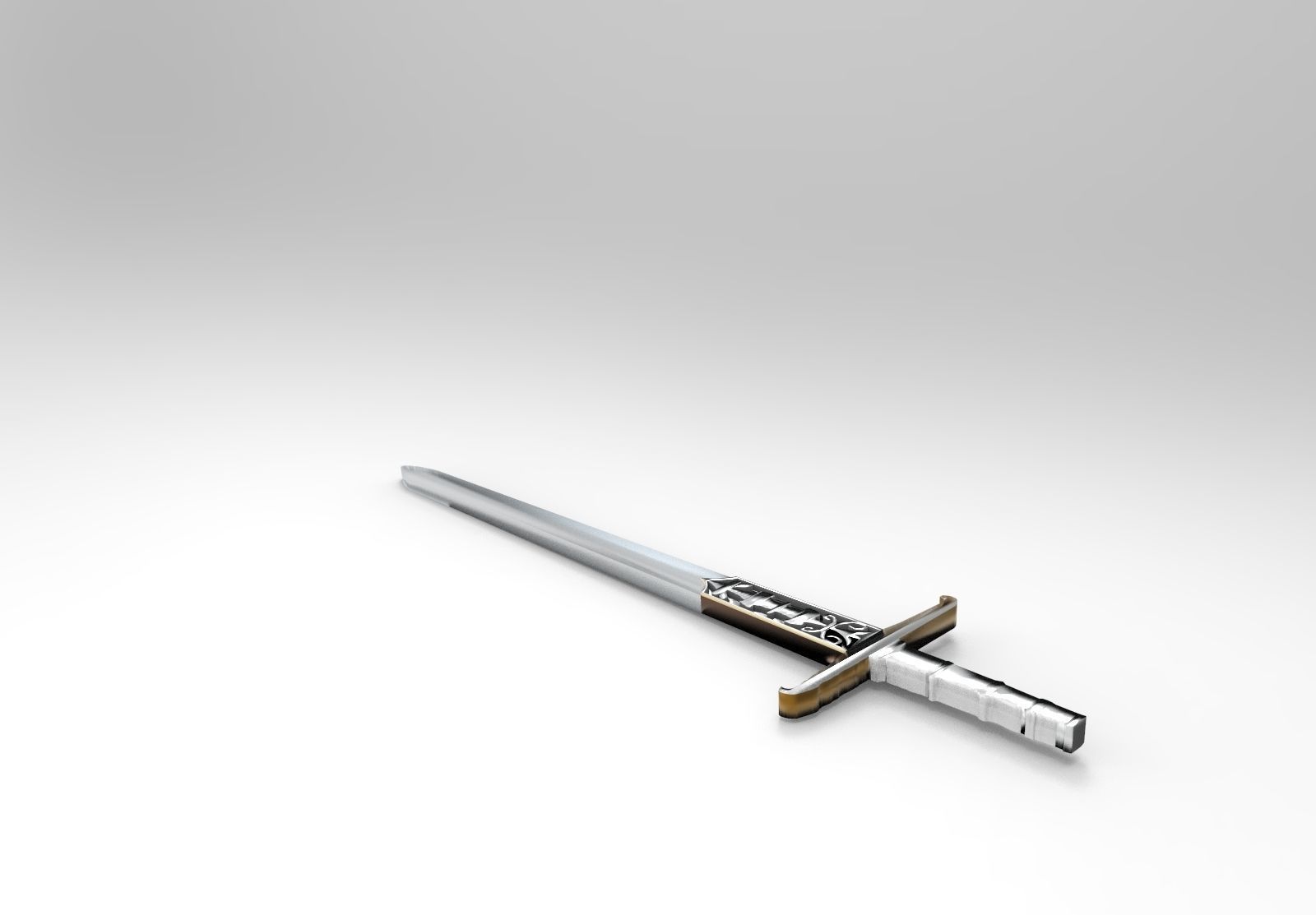 Sword type G 3D model_3