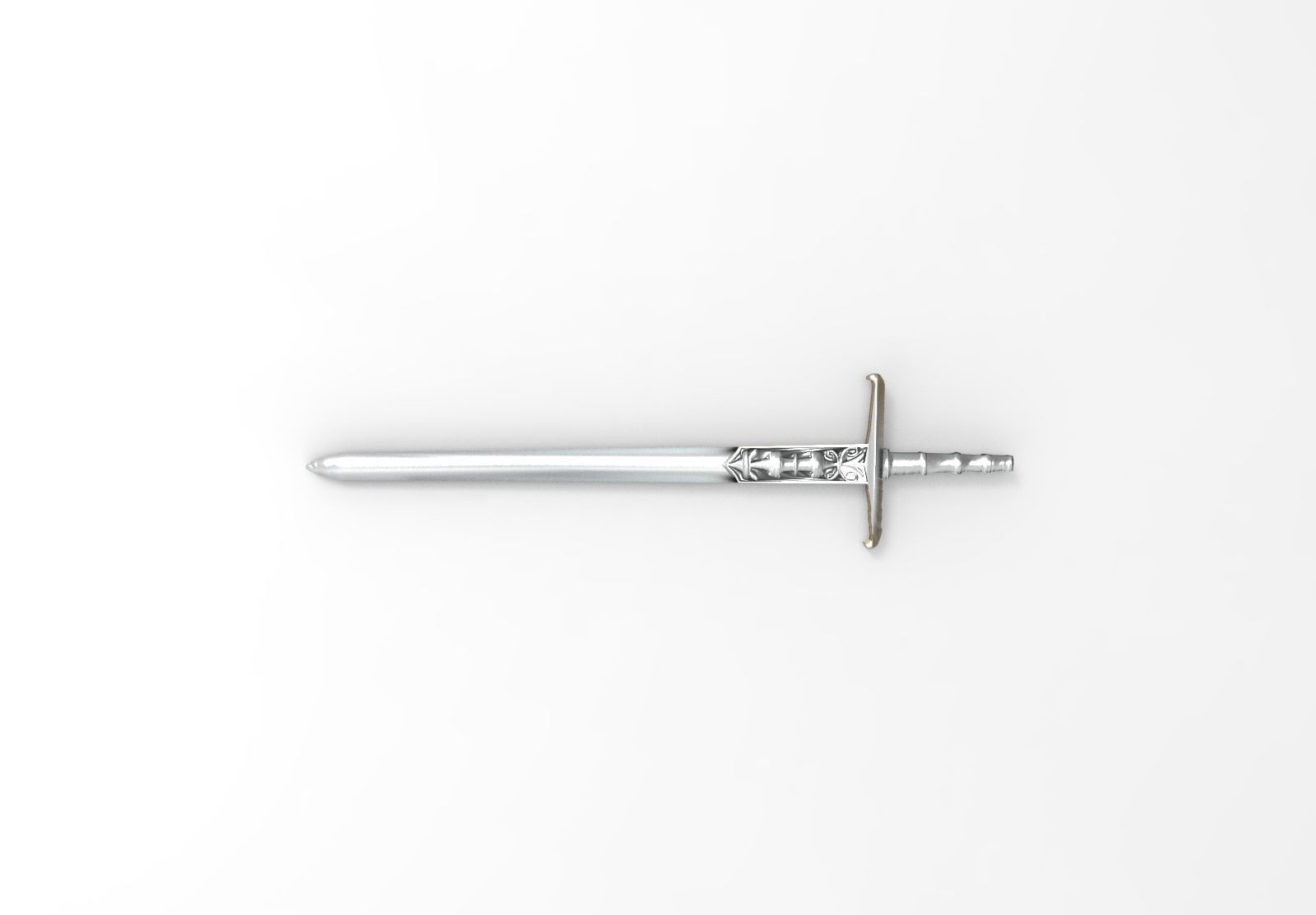 Sword type G 3D model_1