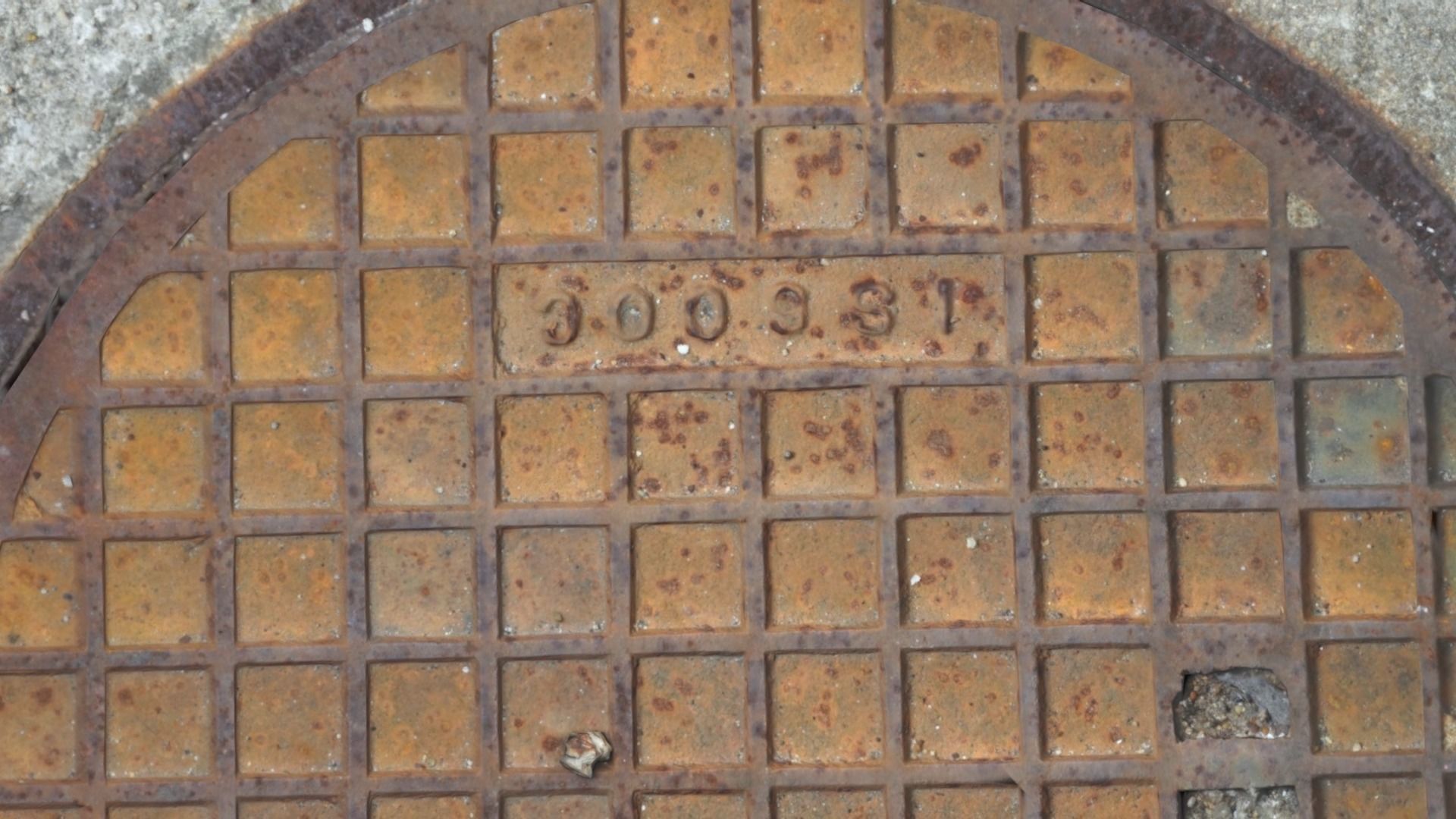 Game Ready Manhole Cover 1 Low-poly 3D model_5