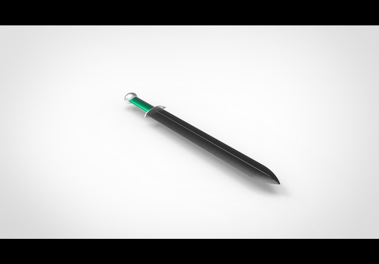 Sword type H 3D model_2