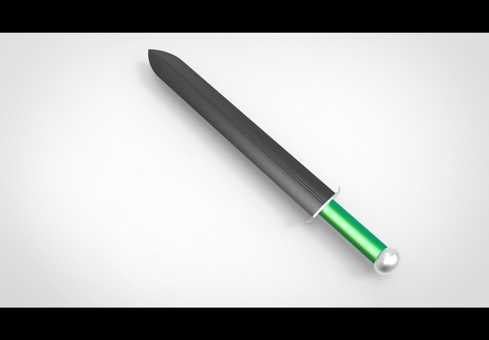 Sword type H 3D model_3