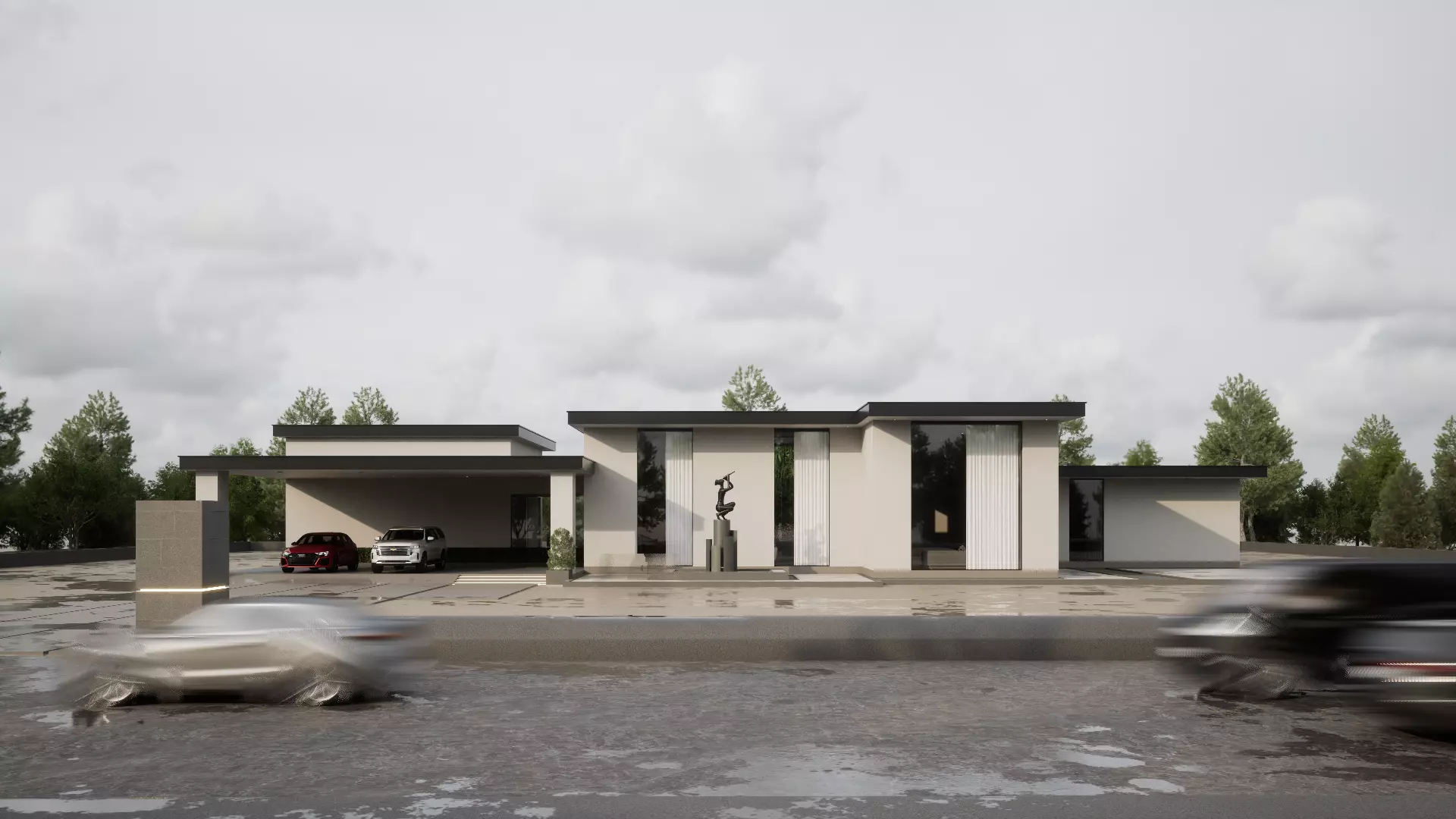 Modern House 3D model
