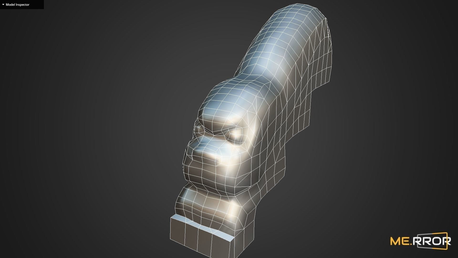 Game Ready Heatea Mythical Unicorn Lion Stone Stair 2 Low-poly 3D model_12