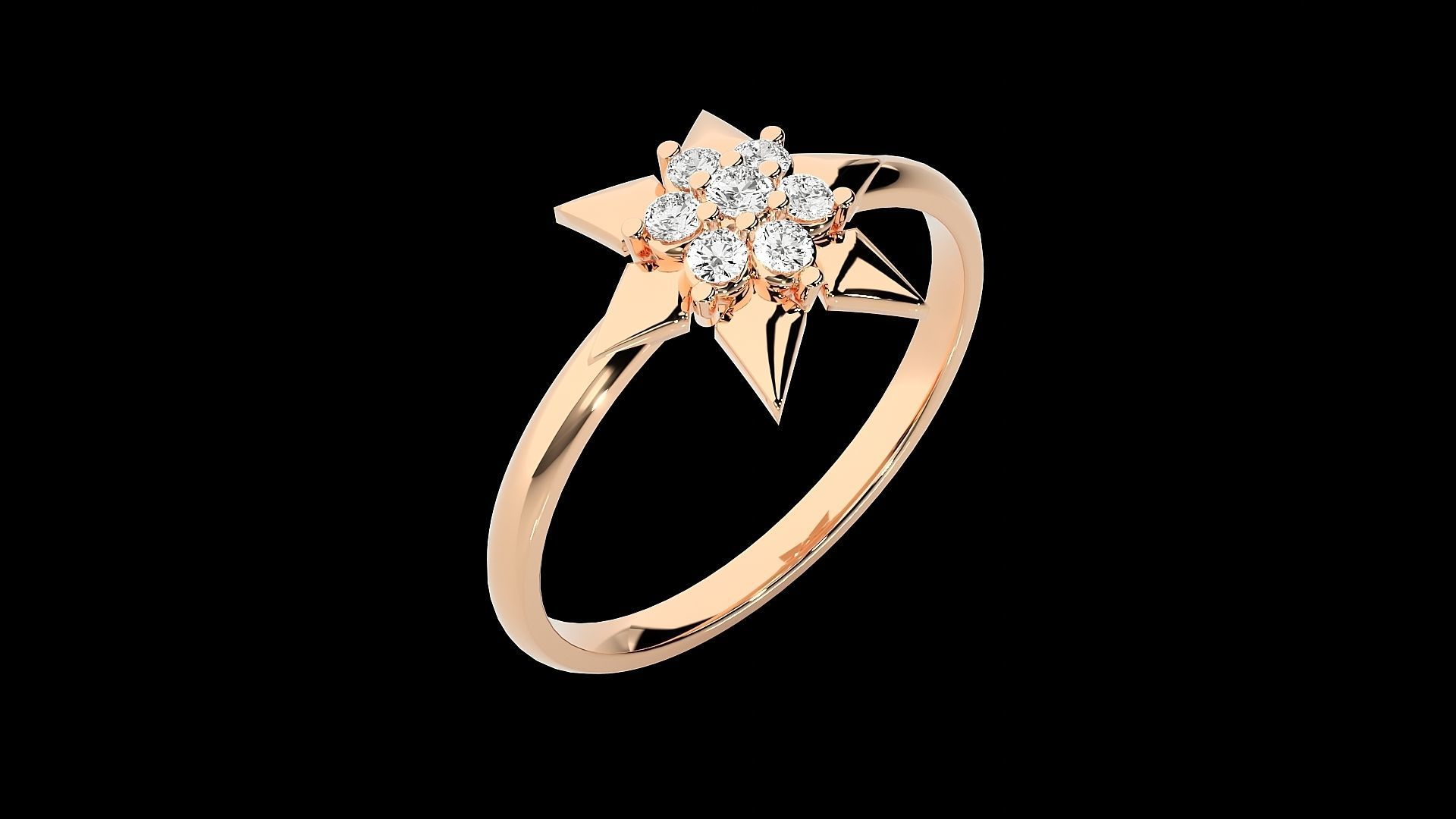 Ultra light wt minimalist Women Ring 3dm renders detail 3D print model_2